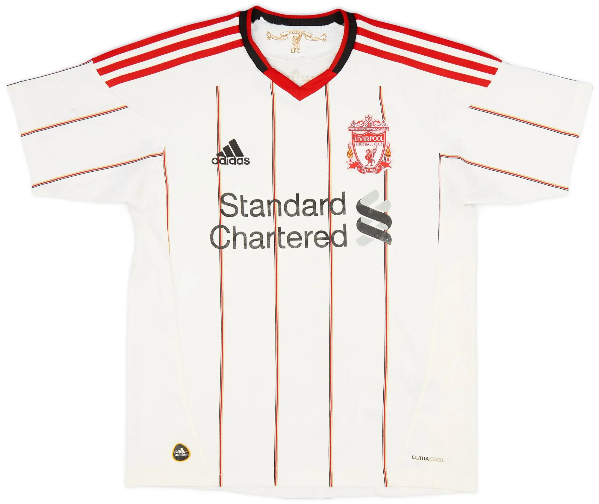 adidas 2010-11 Liverpool Away Shirt - 6/10 - (L.Boys)