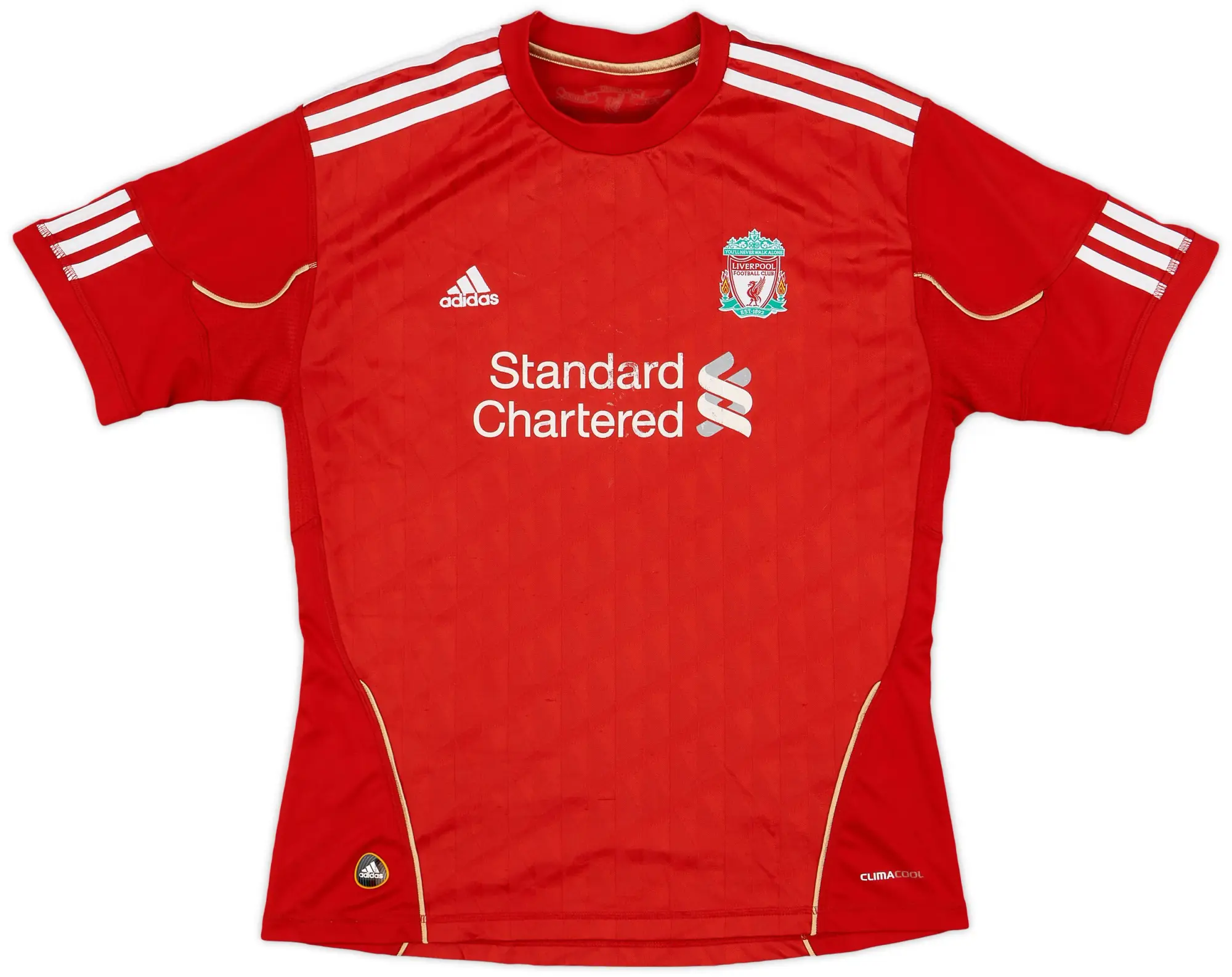 adidas 2010-12 Liverpool Home Shirt - 5/10 - (XL.Boys)