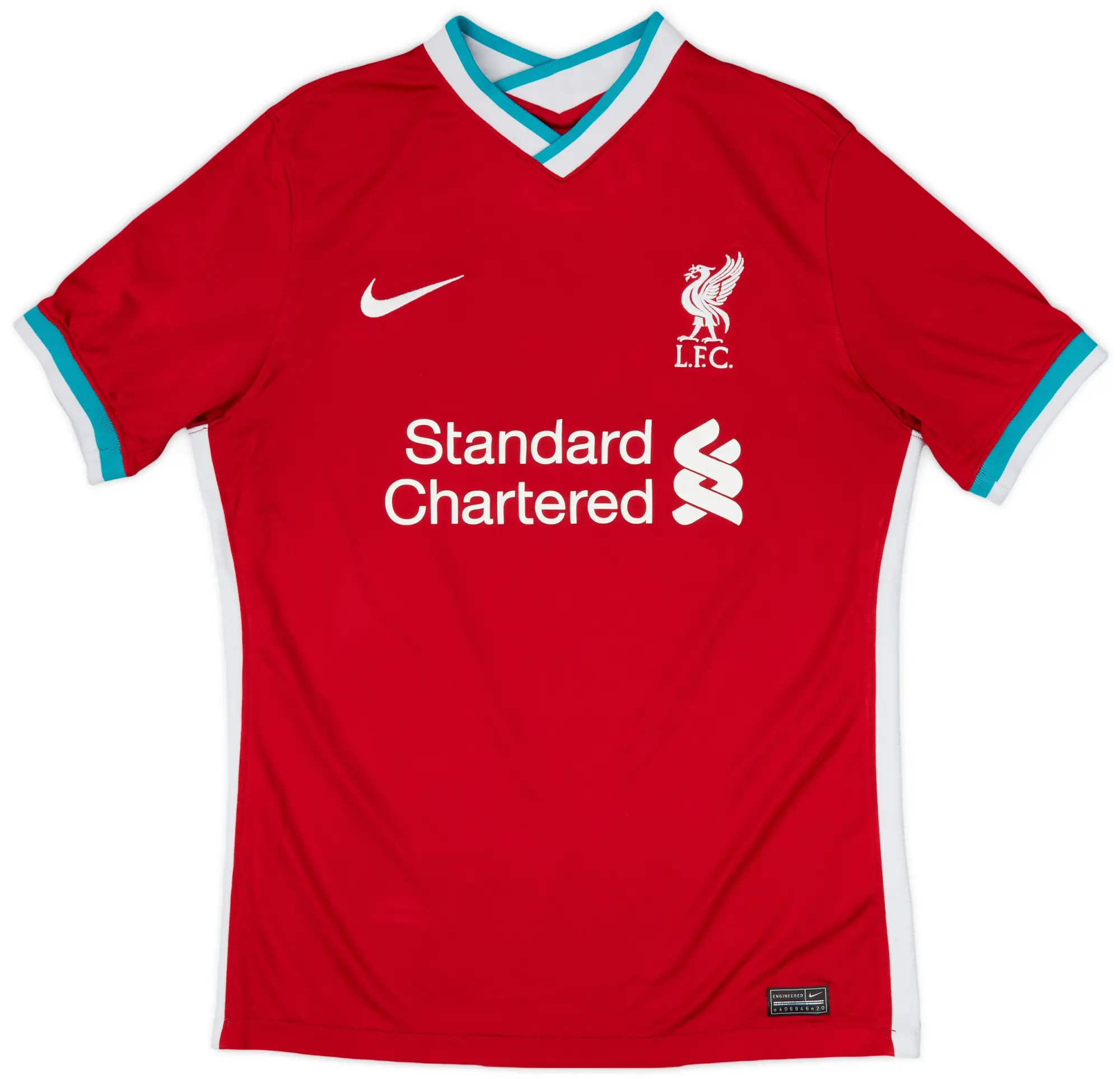 Nike 2020-21 Liverpool Home Shirt - 4/10 - (S)