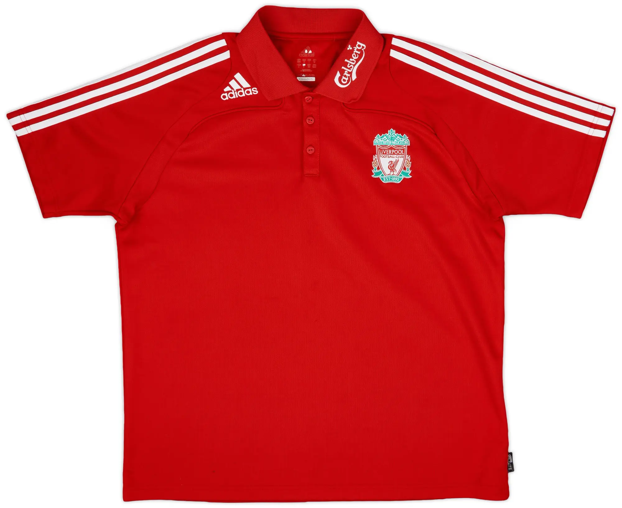 2008-09 Liverpool adidas Polo Shirt - 8/10 - (XL)