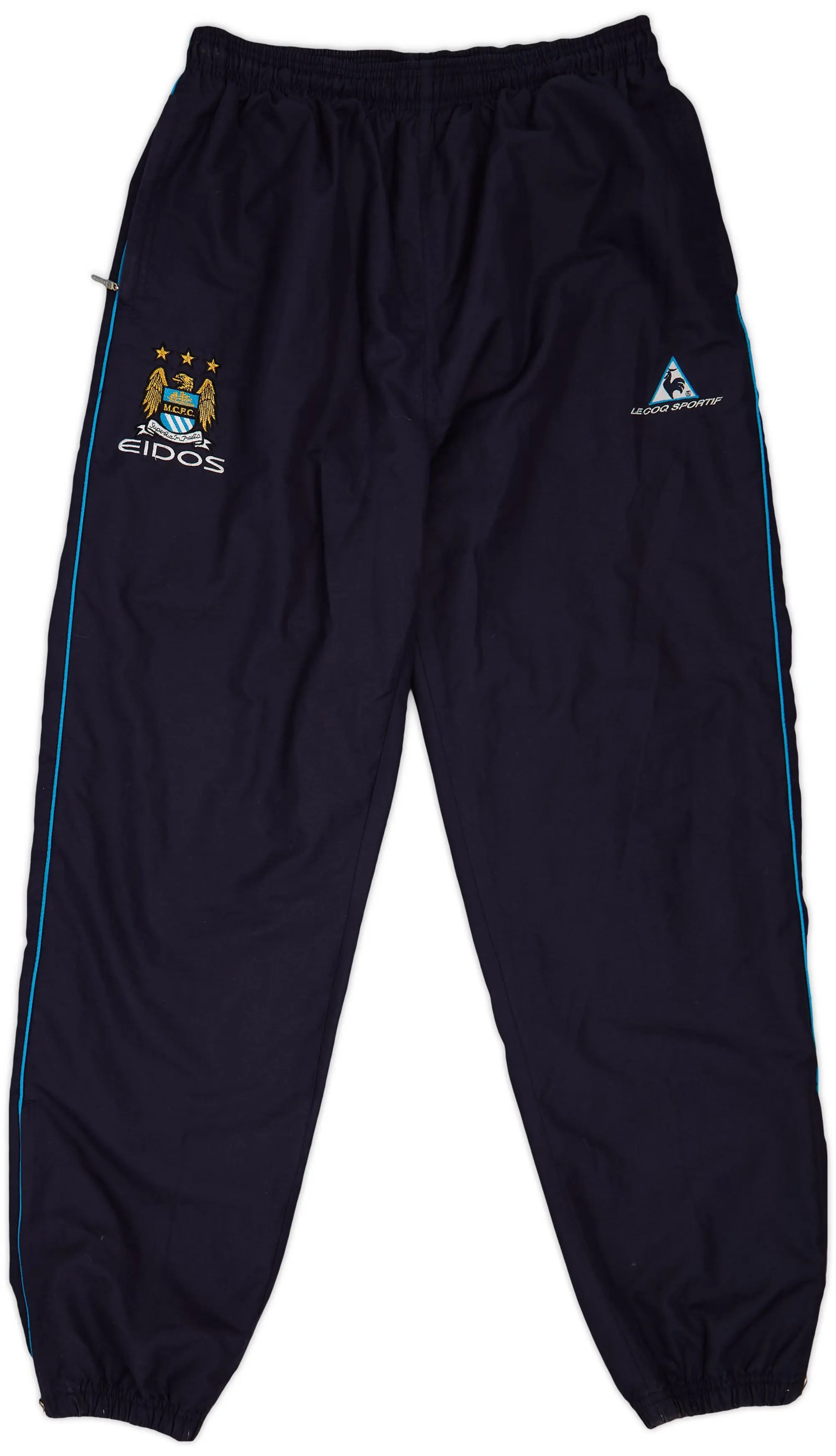 1999-00 Manchester City Le Coq Sportif Track Pants/Bottoms - 6/10 - (XL)