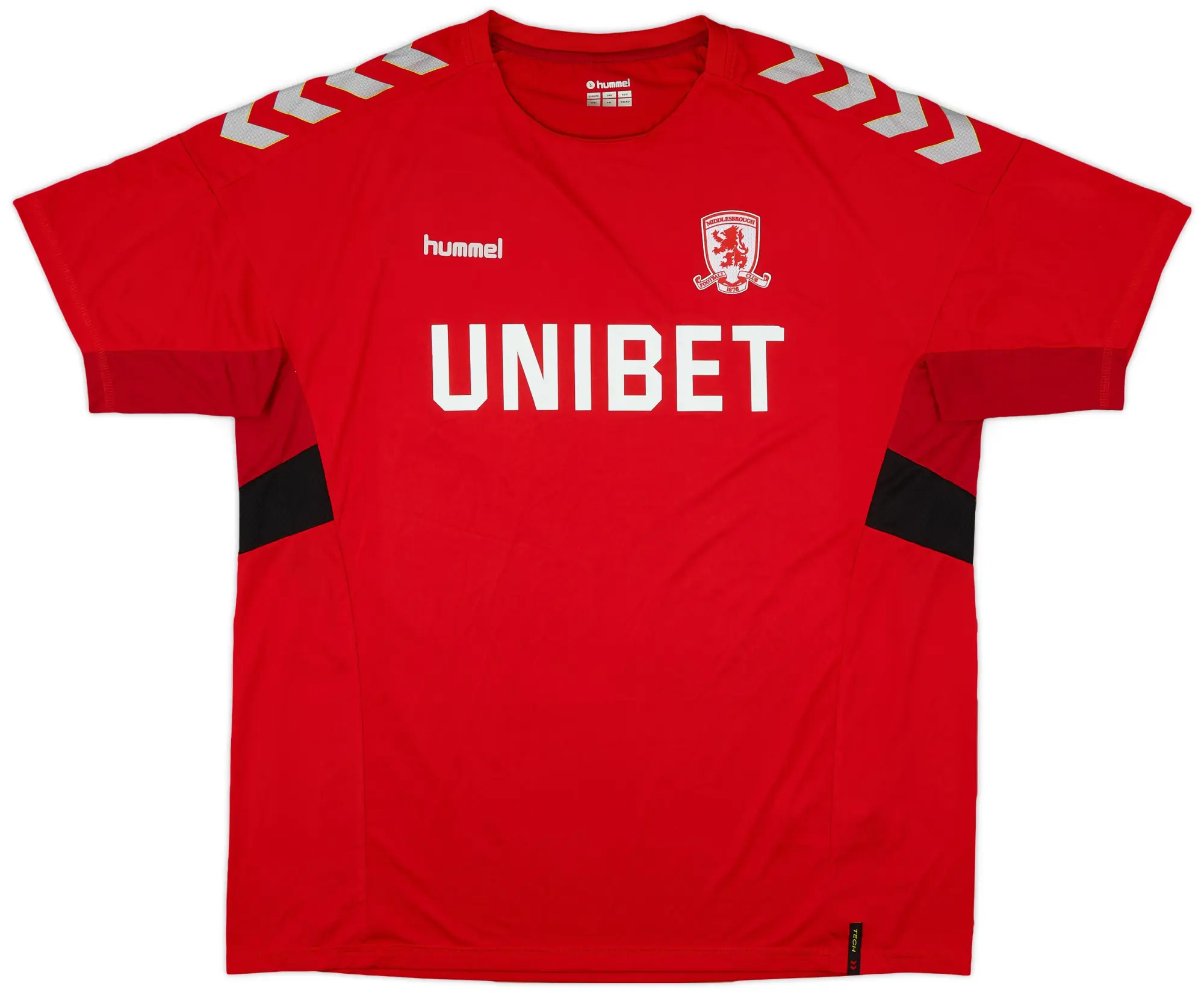 2018-19 Middlesbrough Hummel Training Shirt - 9/10 - (3XL)