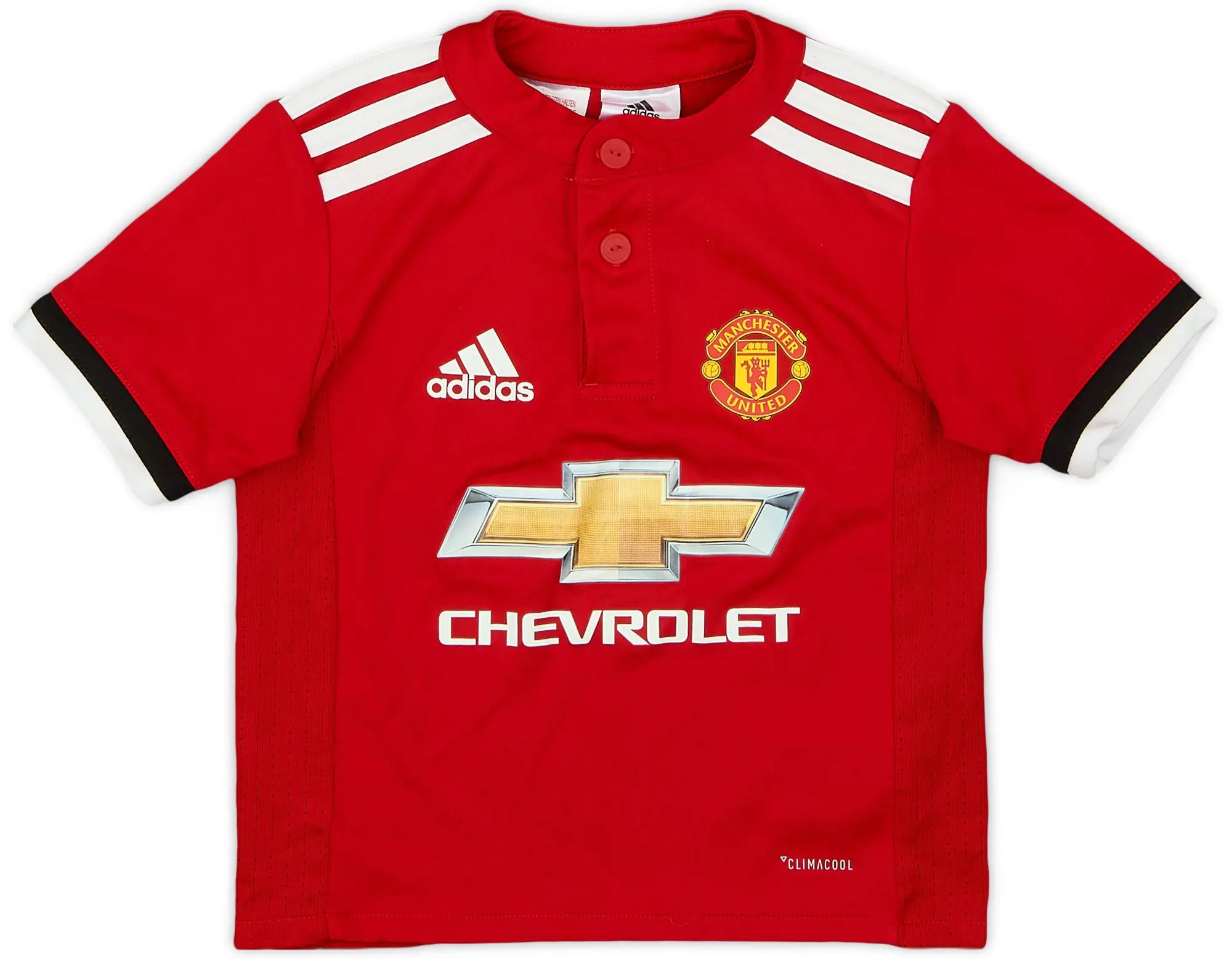 adidas 2017-18 Manchester United Home Shirt - 9/10 - (18-24 Months)