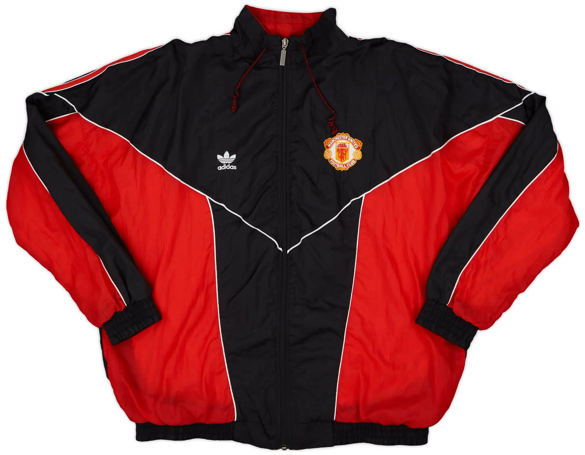 1988-90 Manchester United adidas Track Jacket - 8/10 - (L/XL)