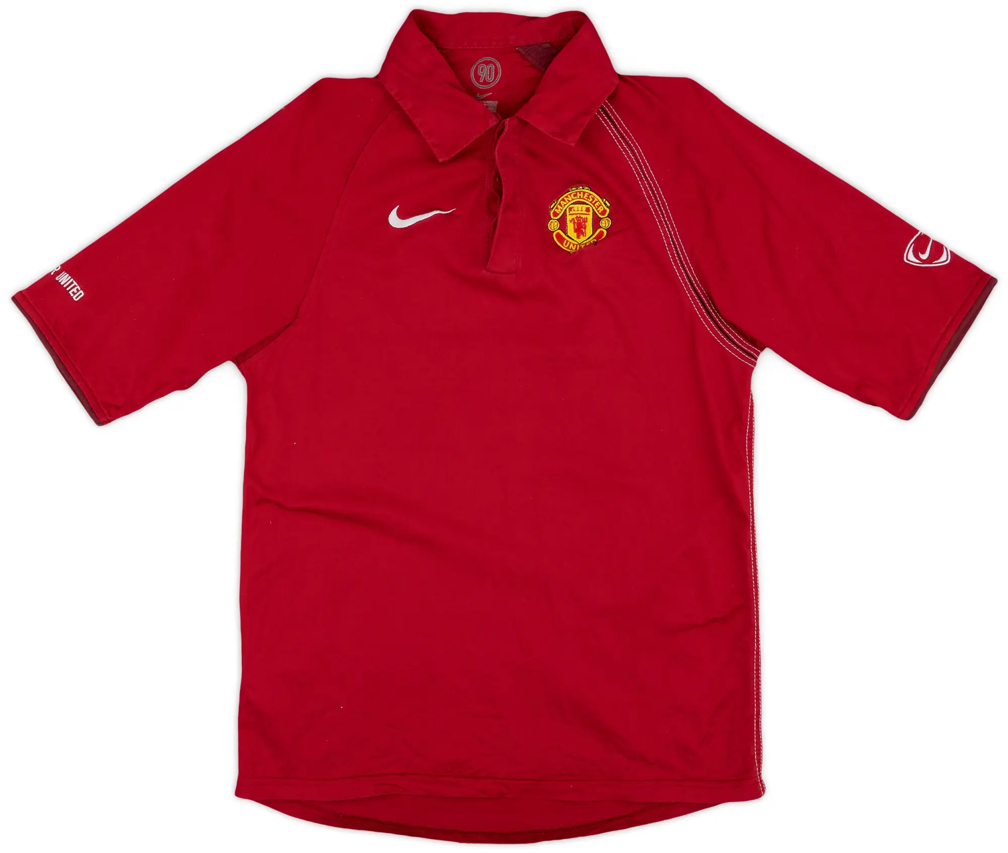 2004-05 Manchester United Nike Polo Shirt - 8/10 - (S)