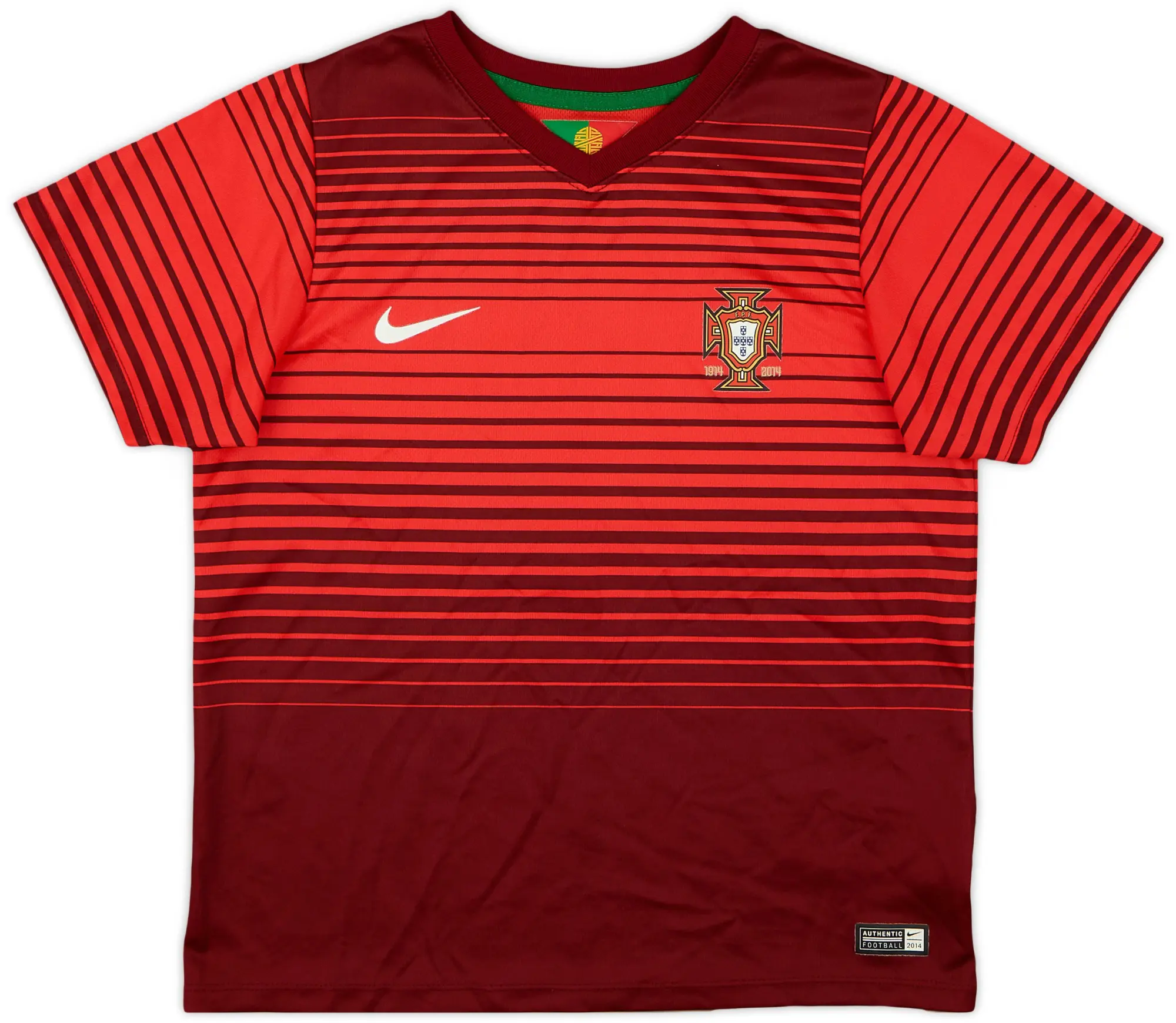 Nike 2014-15 Portugal Home Shirt - 8/10 - (7-8 Years)