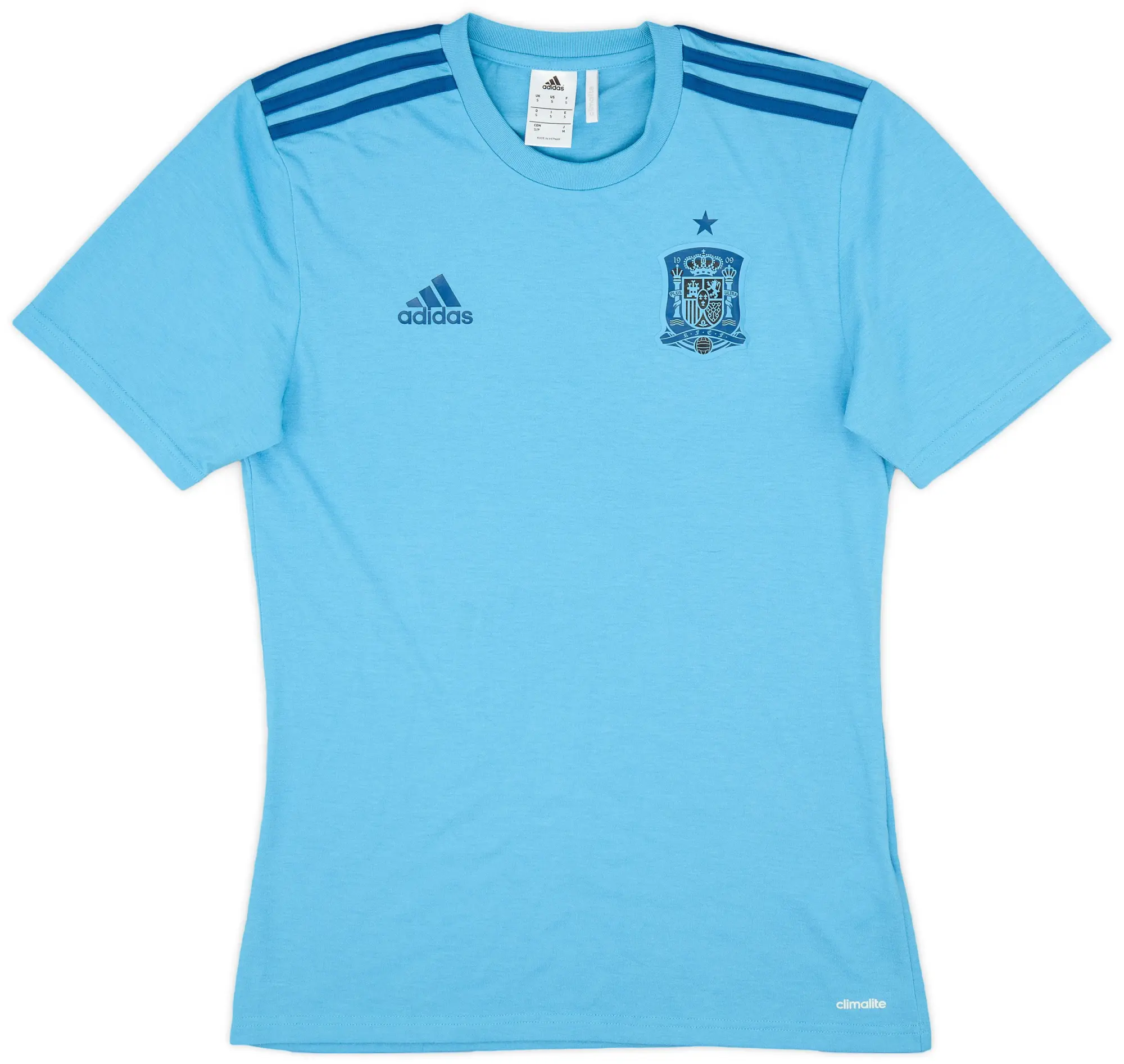 2015-16 Spain adidas Cotton Tee - 9/10 - (S)