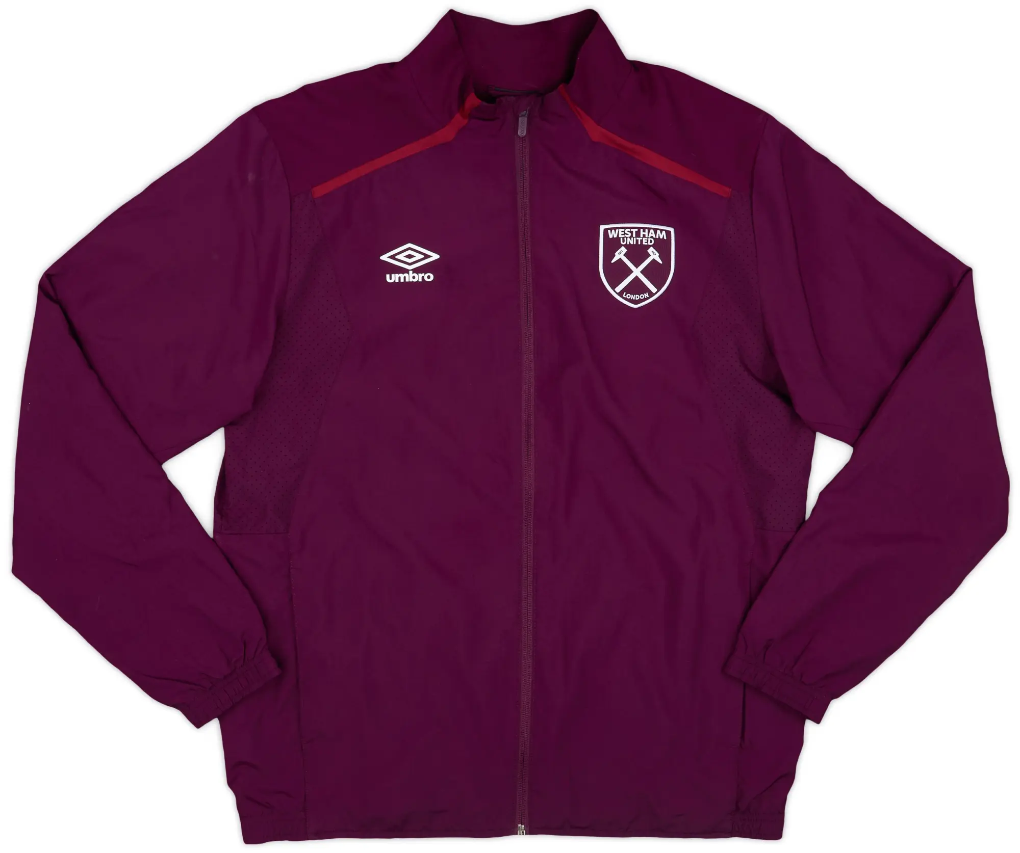 2022-23 West Ham Umbro Track Jacket - 8/10 - (L)