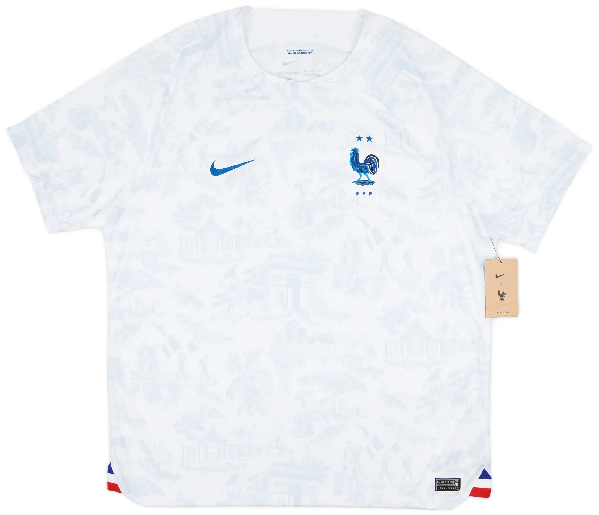 Nike 2022-23 France Away Shirt Mbappe #10 (XXL)