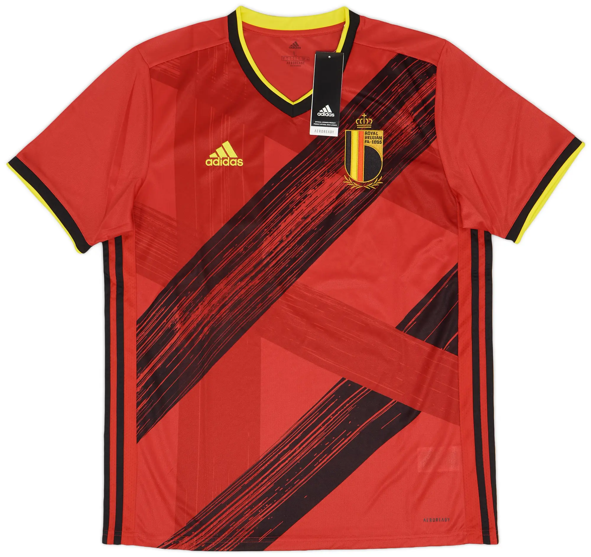 adidas 2020-21 Belgium Home Shirt Trossard #24 (L)