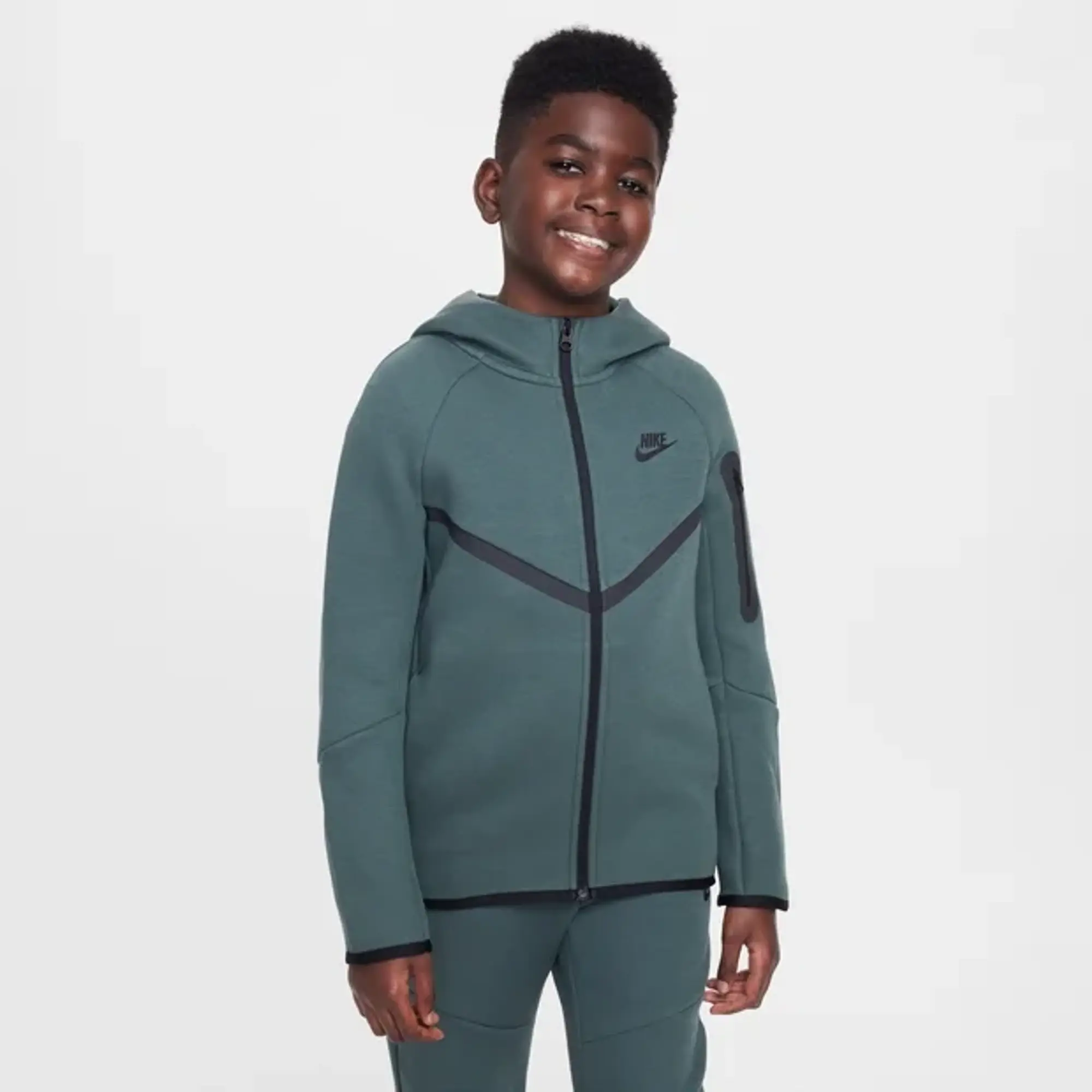 Nike Tech Fleece Unisex Hoodies - Green