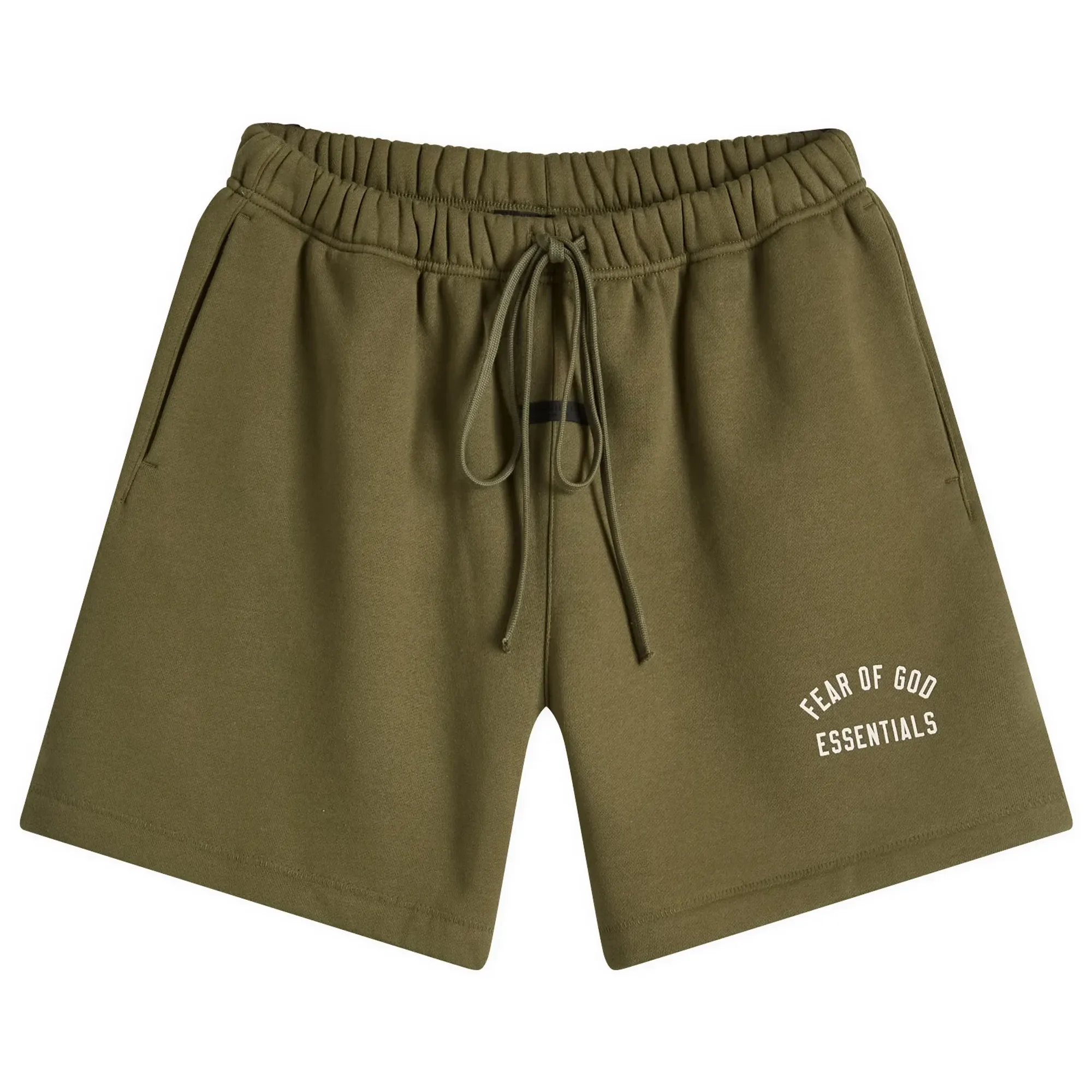 Fear Of God Essentials Fleece Soccer Short Men Sport & Team Shorts Green