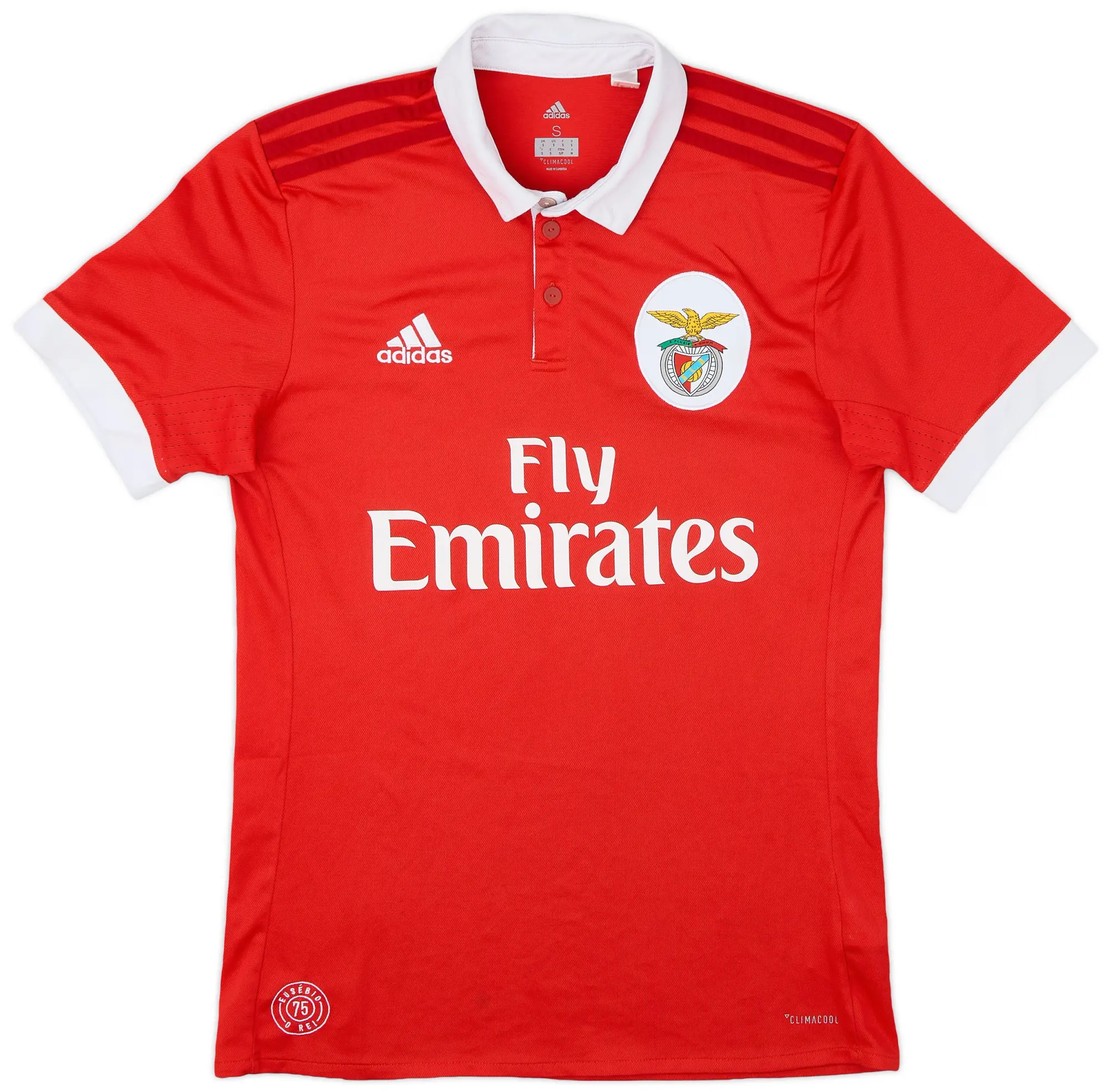 adidas 2017-18 Benfica Home Shirt Ruben Dias #66 - 7/10 - (S)