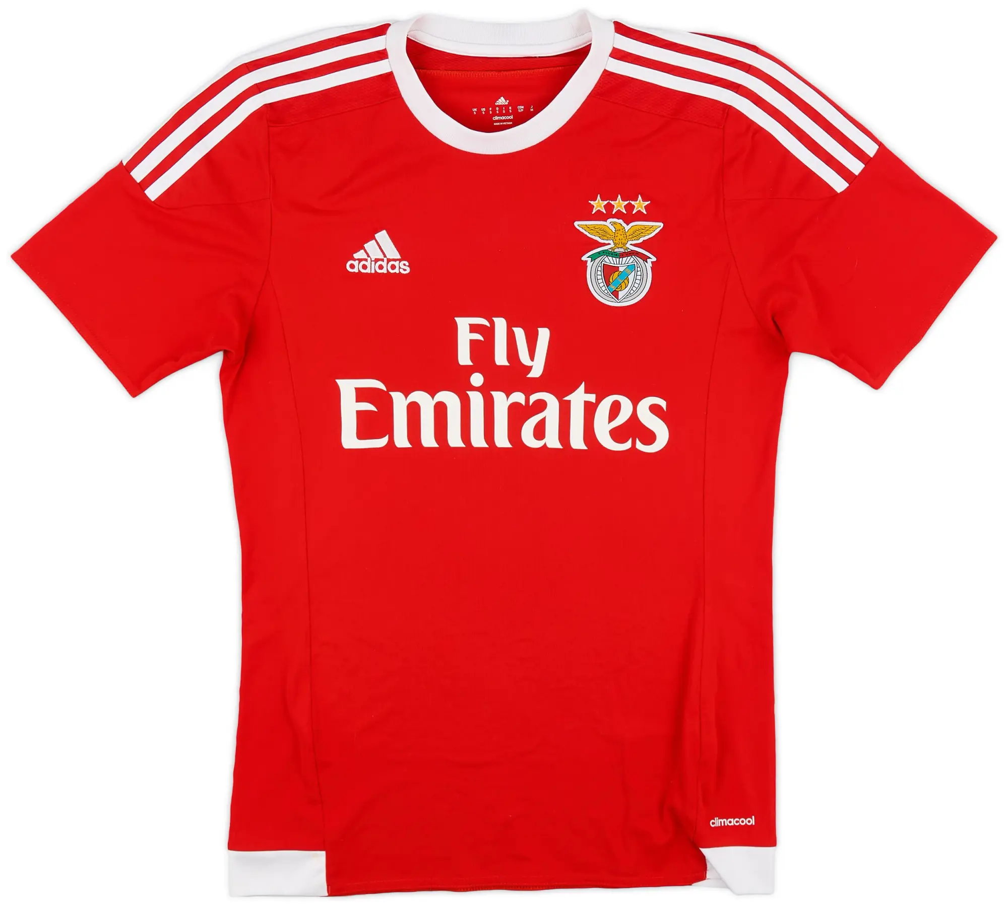 adidas 2015-16 Benfica Home Shirt V. Lindelof #14 - 8/10 - (S)