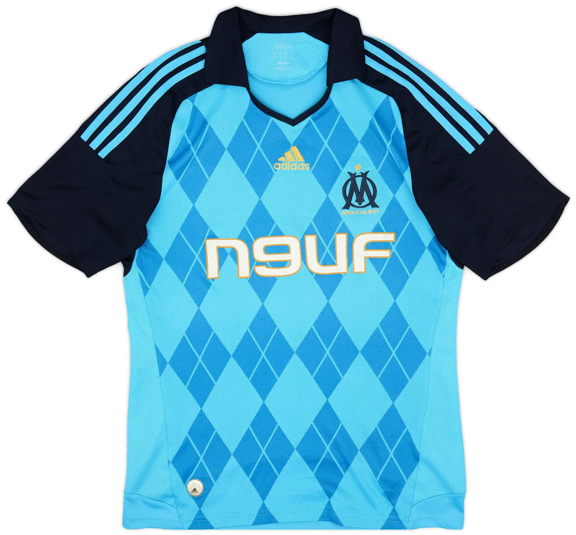 adidas 2008-09 Olympique Marseille Away Shirt Ben Arfa #20 - 7/10 - (M)