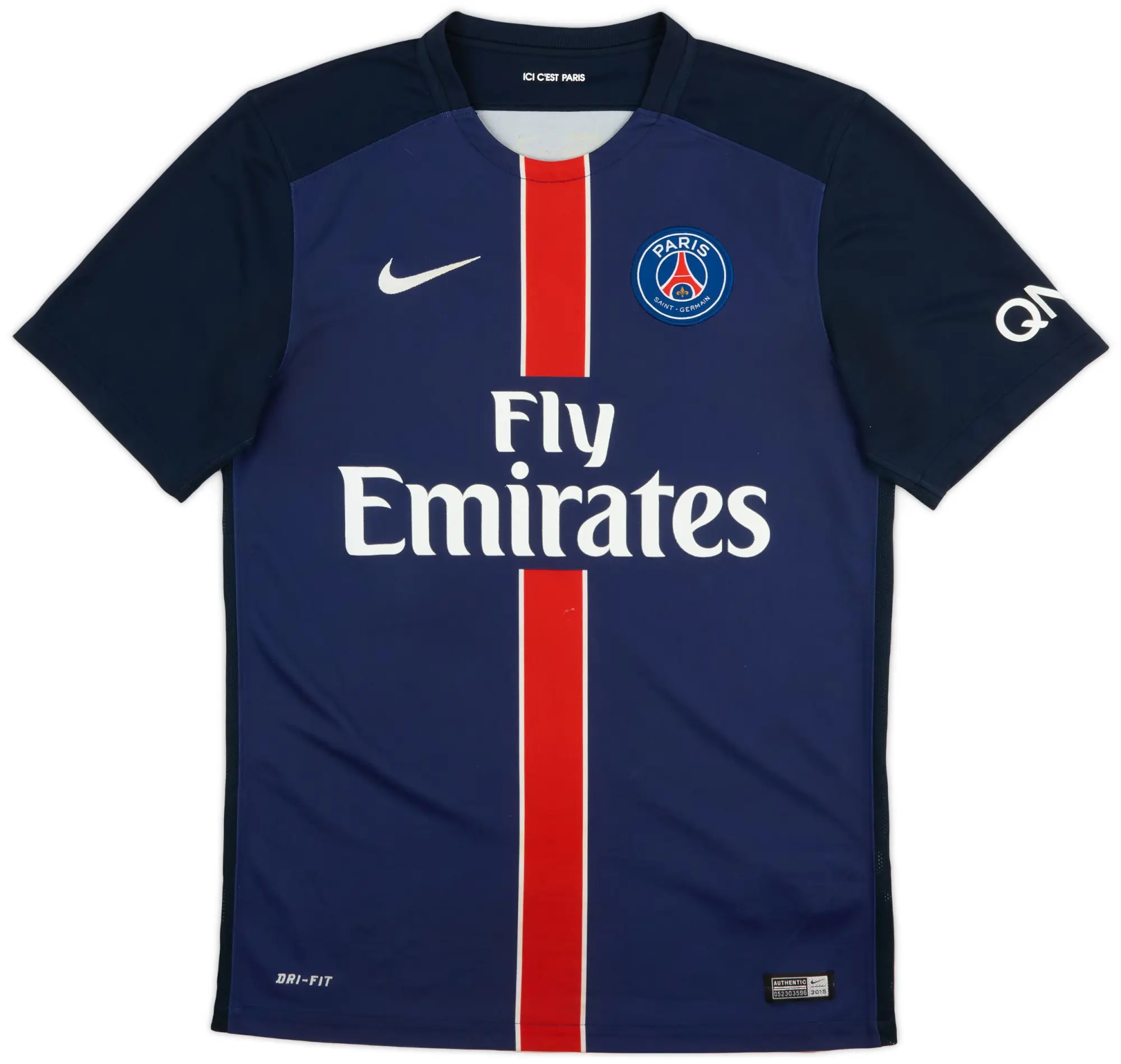 Nike 2015-16 Paris Saint-Germain Home Shirt Ibrahimovic #10 - 8/10 - (M)