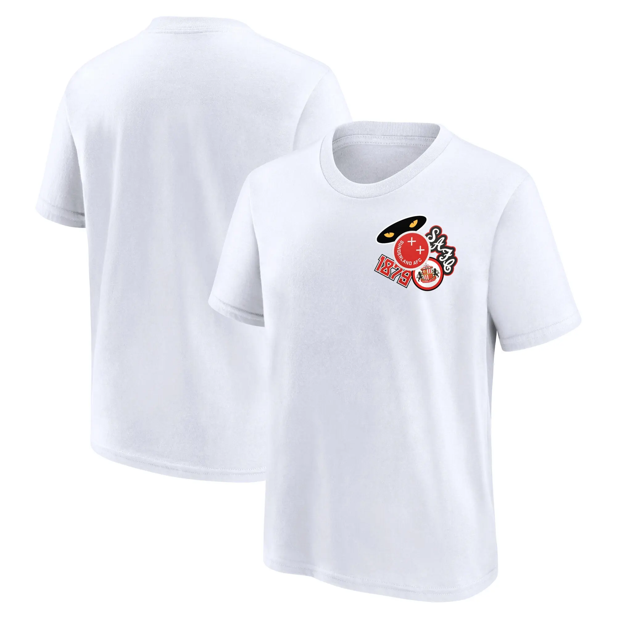 Fanatics Sunderland Collage T-Shirt - White - Kids