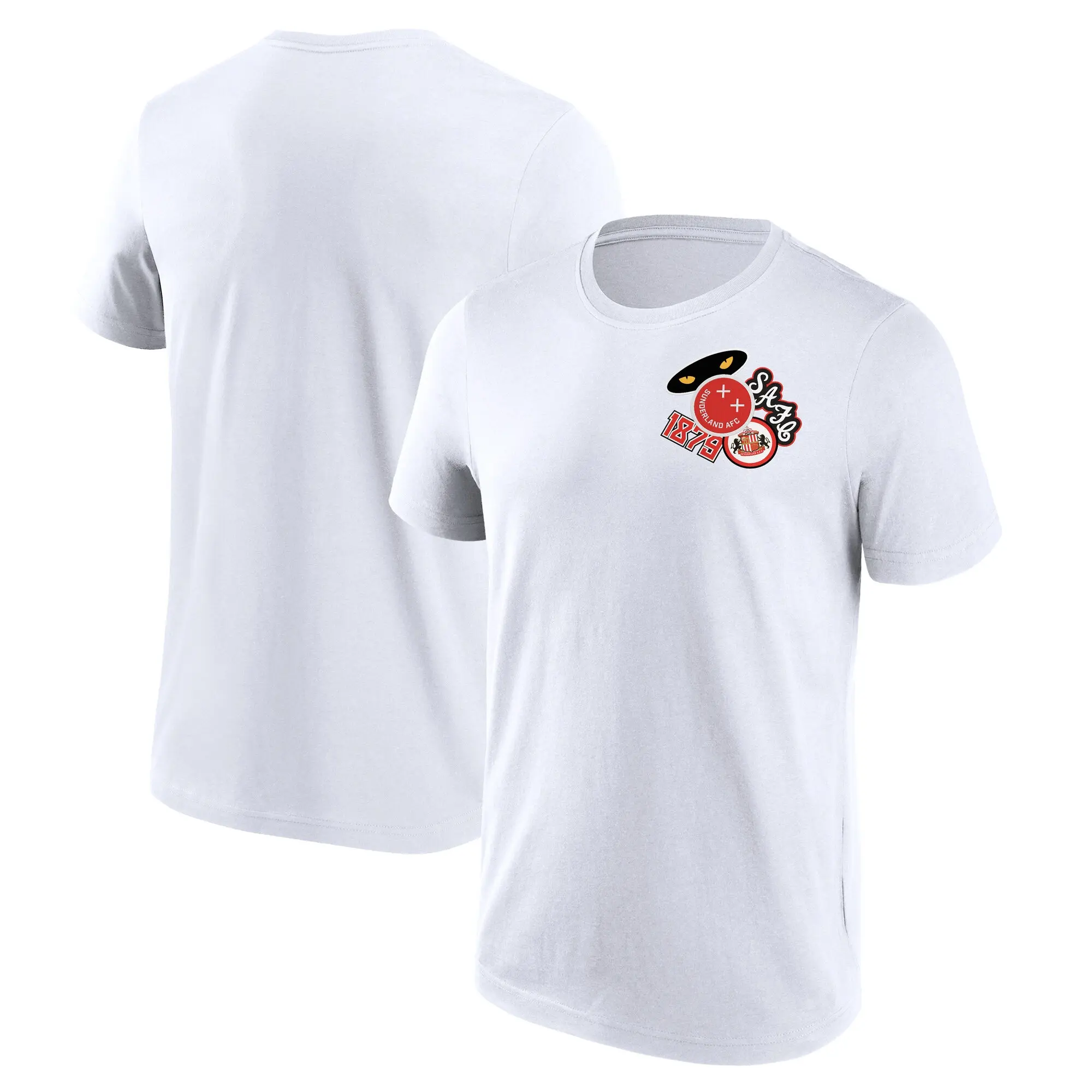 Fanatics Sunderland Collage T-Shirt - White - Mens