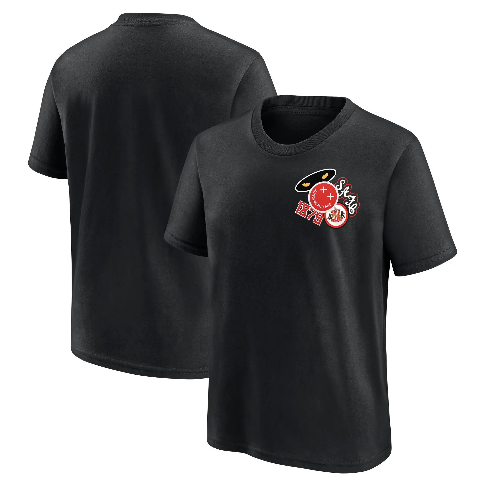 Fanatics Sunderland Collage T-Shirt - Black - Kids