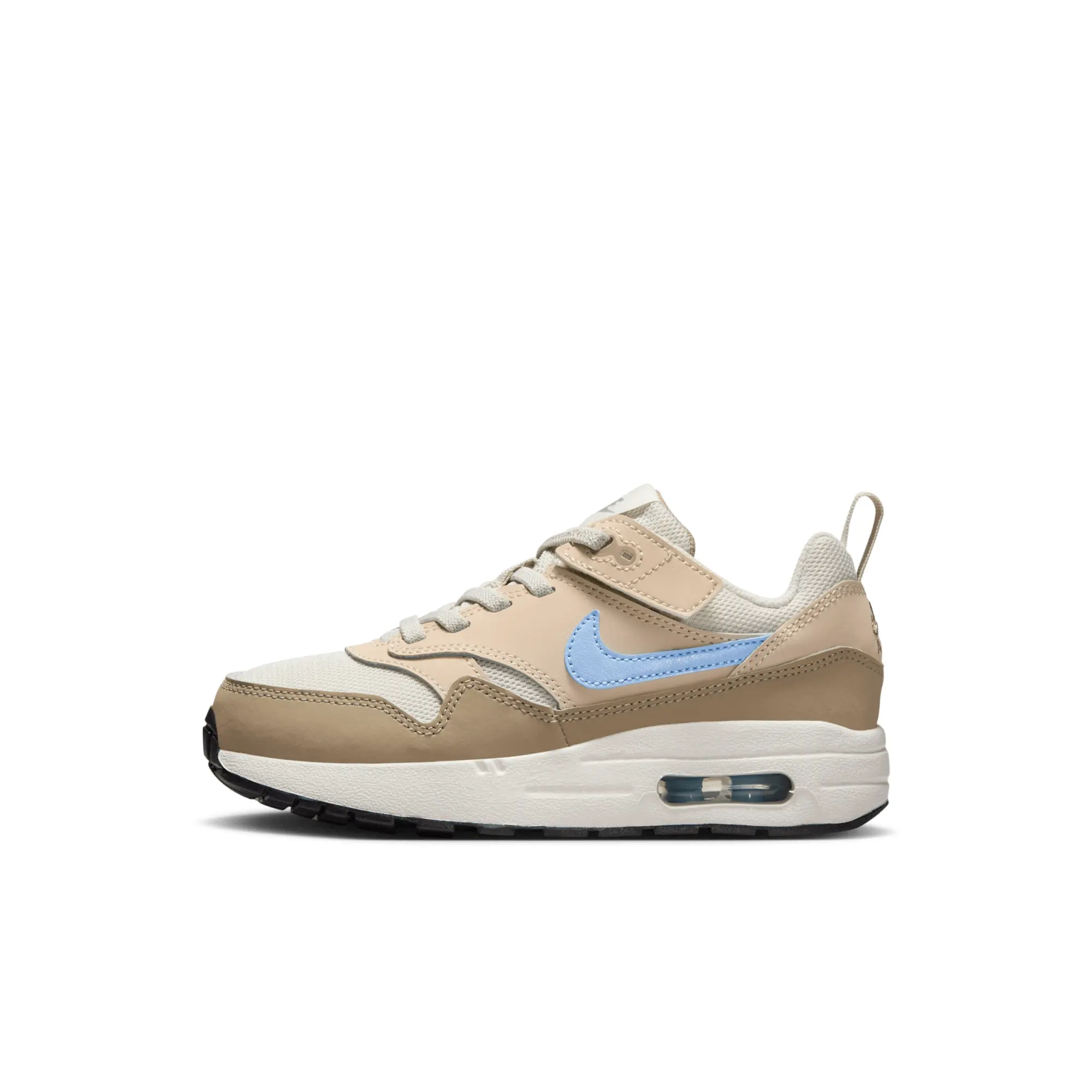 Nike Air Max 1 EasyOn Younger Kids' Shoes - Grey