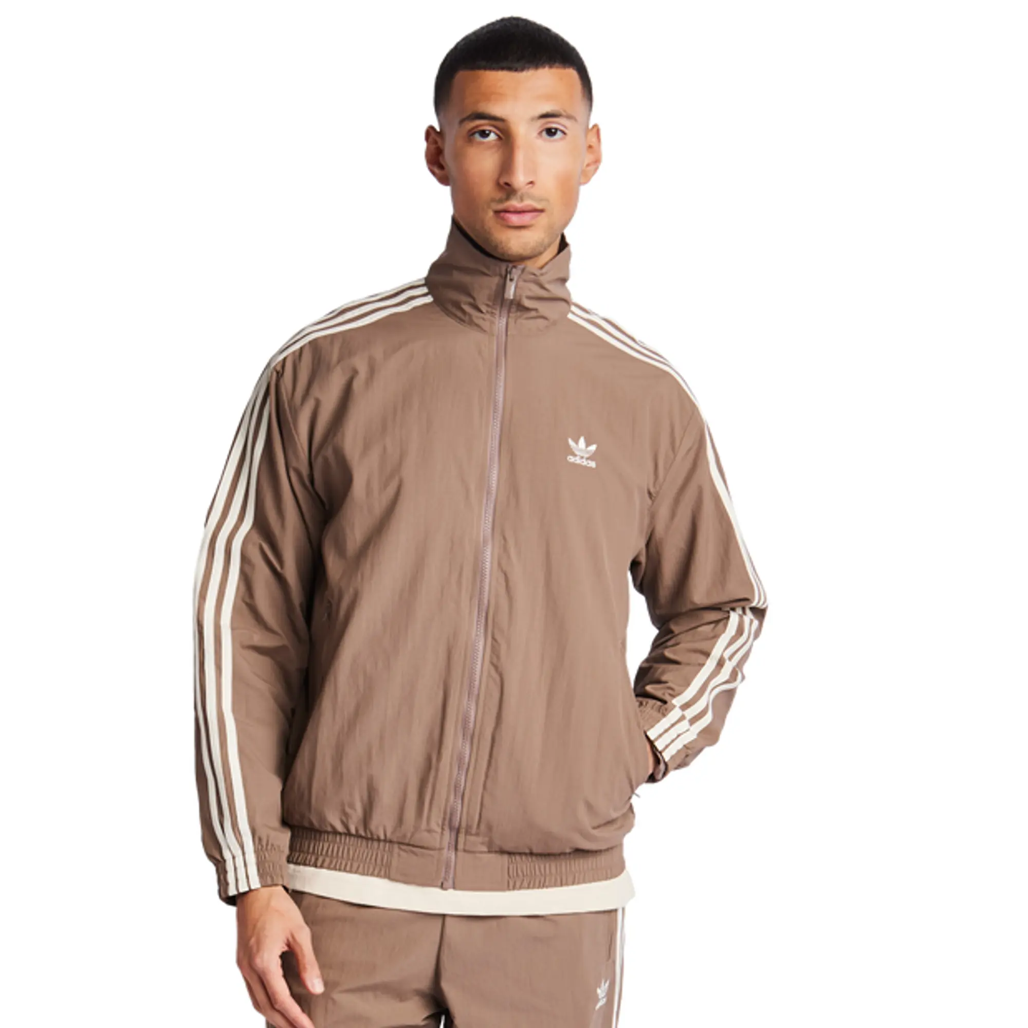 Adidas Firebird Men Track Tops - Brown