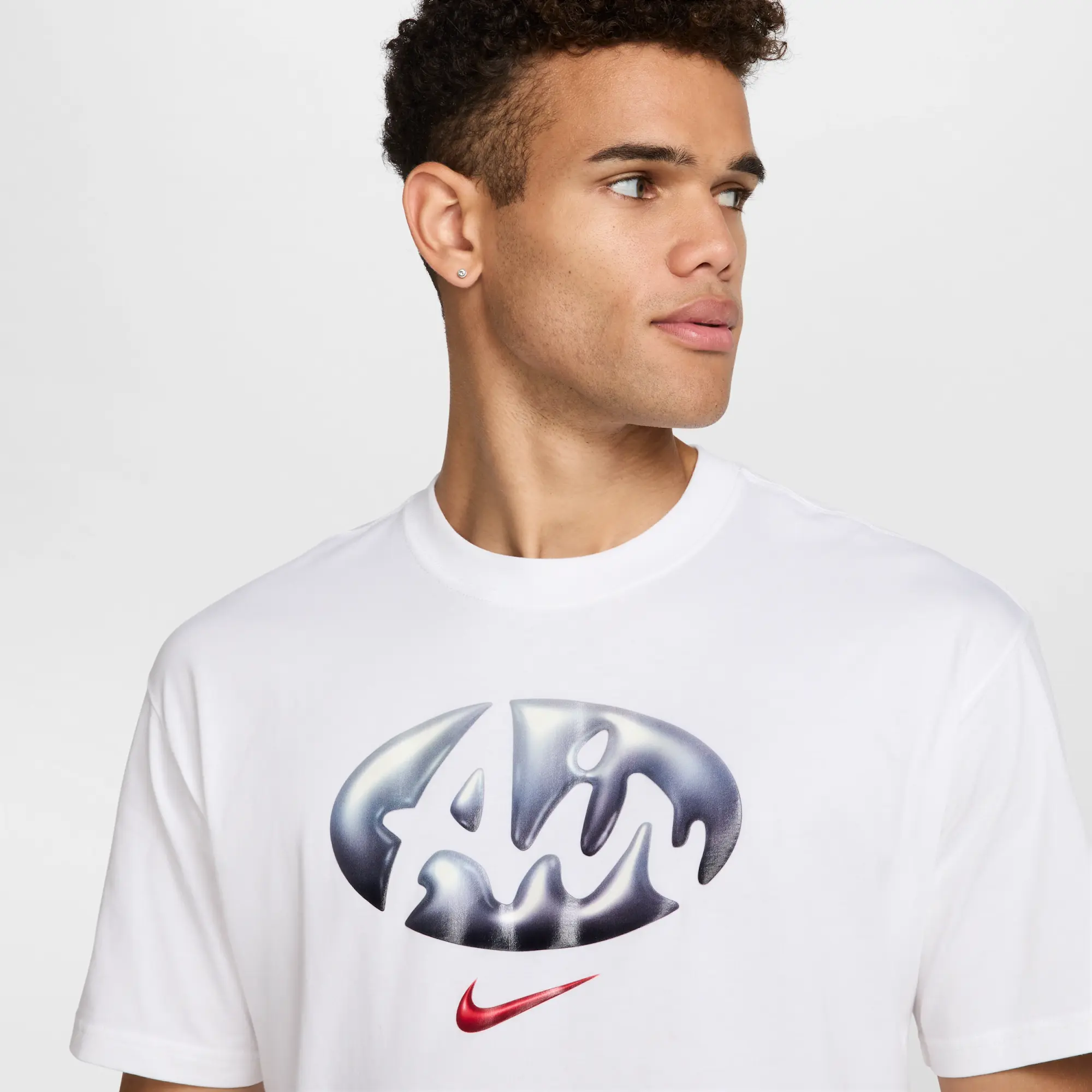 Nike Sportswear Men's Max90 T-Shirt - White - Cotton