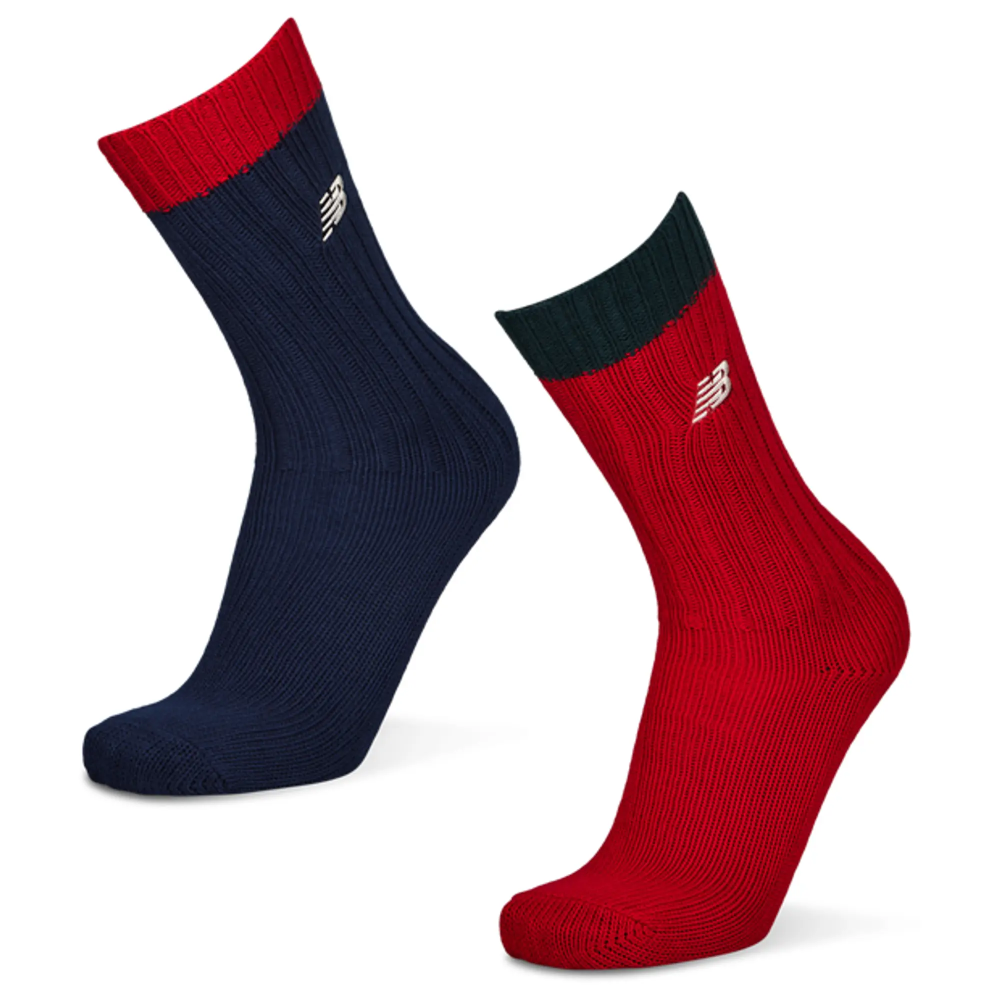 New Balance Crew 2 Pack Unisex Socks - Blue