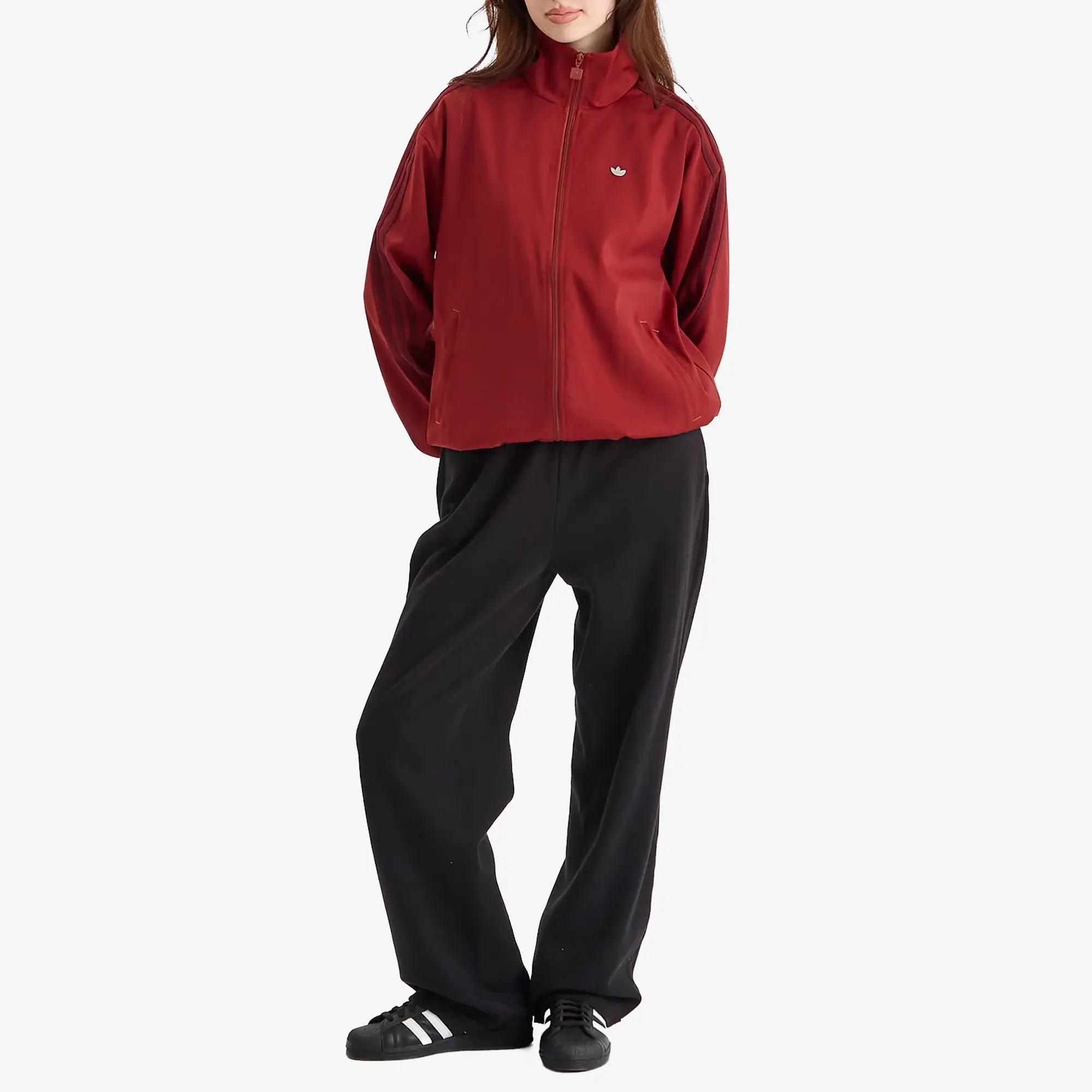 adidas Firebird Track Top Preloved Ruby