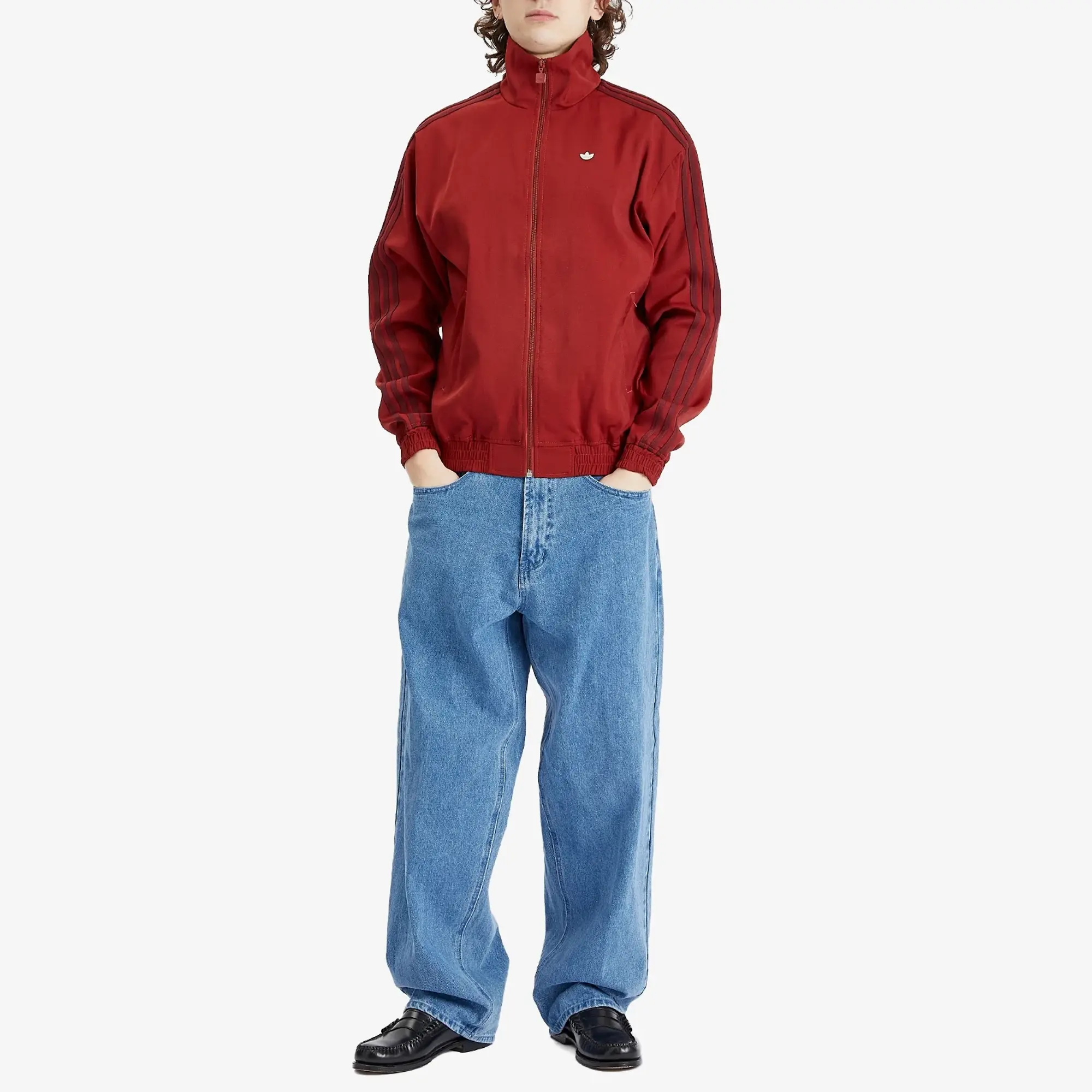 adidas Firebird Track Top Preloved Ruby