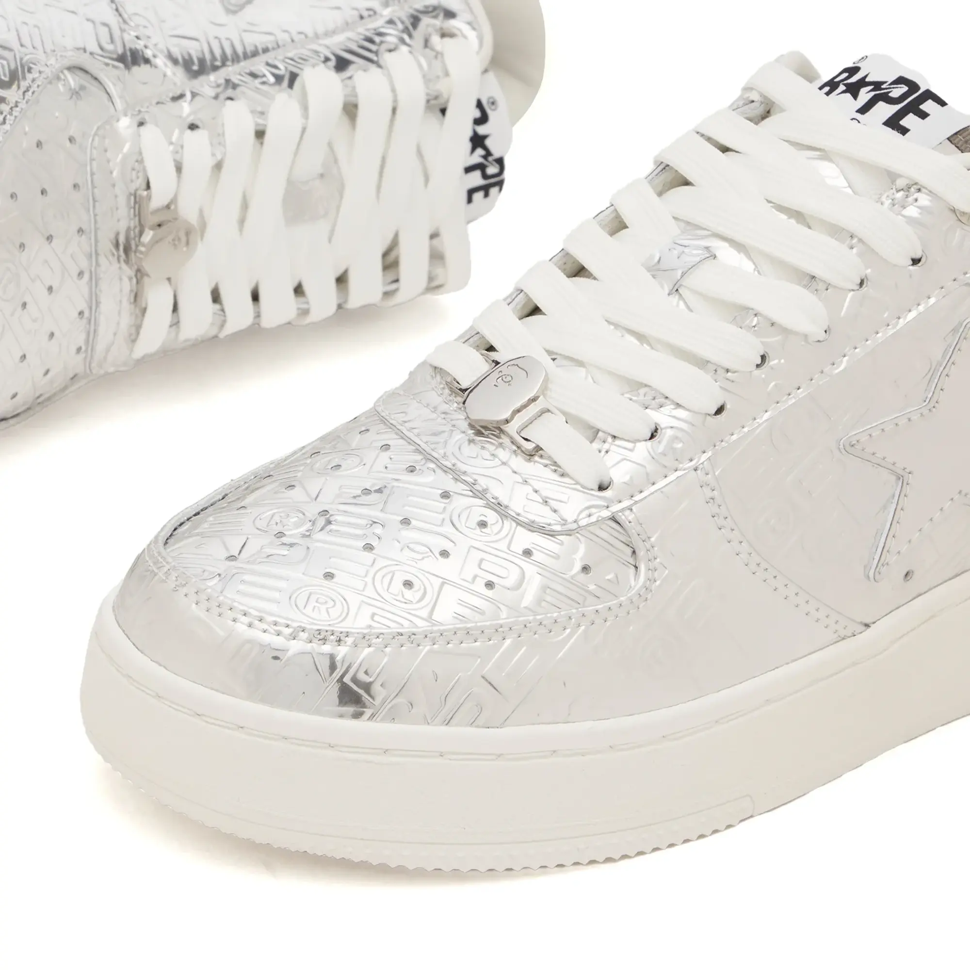 Sneakers A Bathing Ape Bape Sta 5 M2 Silver Eur 40