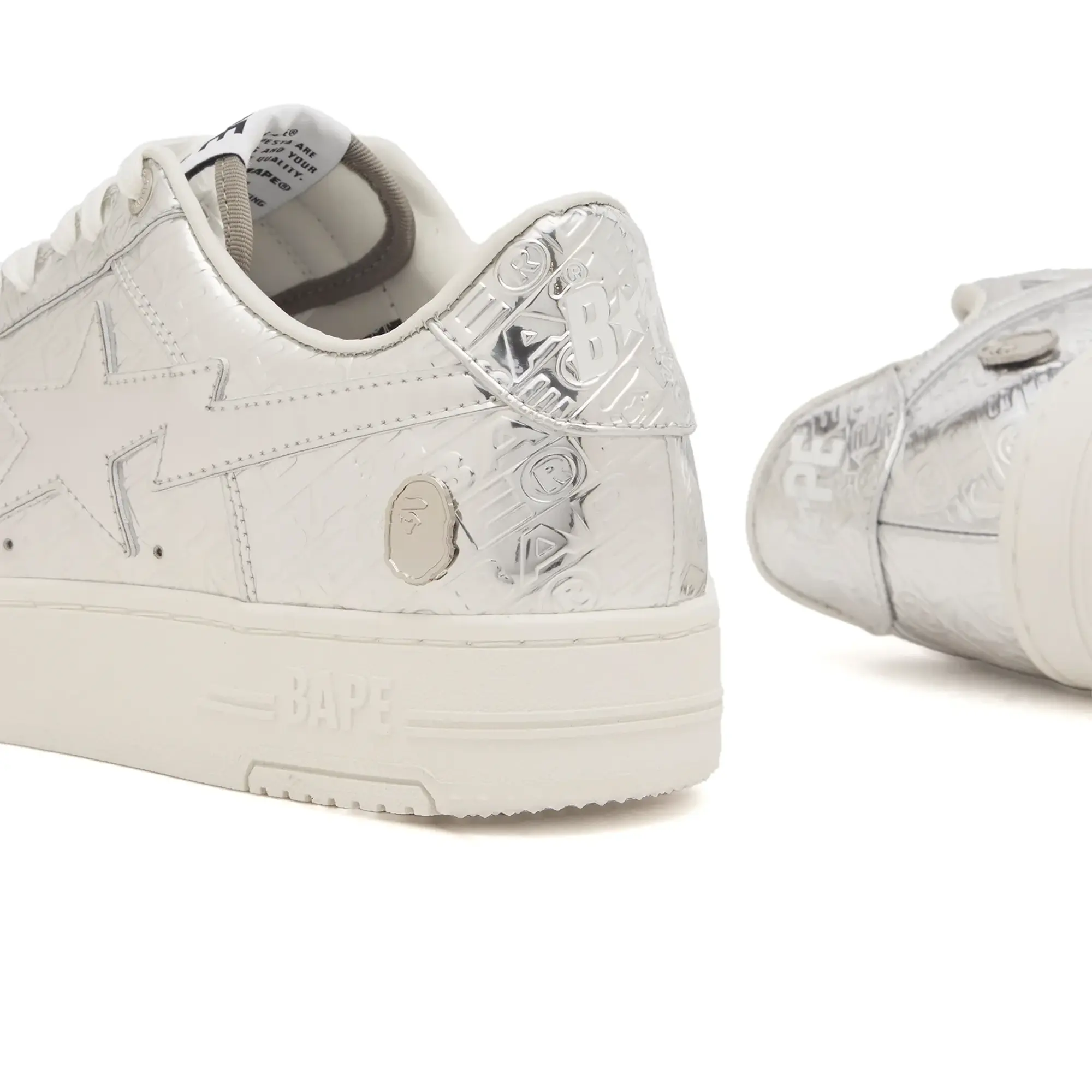 Sneakers A Bathing Ape Bape Sta 5 M2 Silver Eur 40