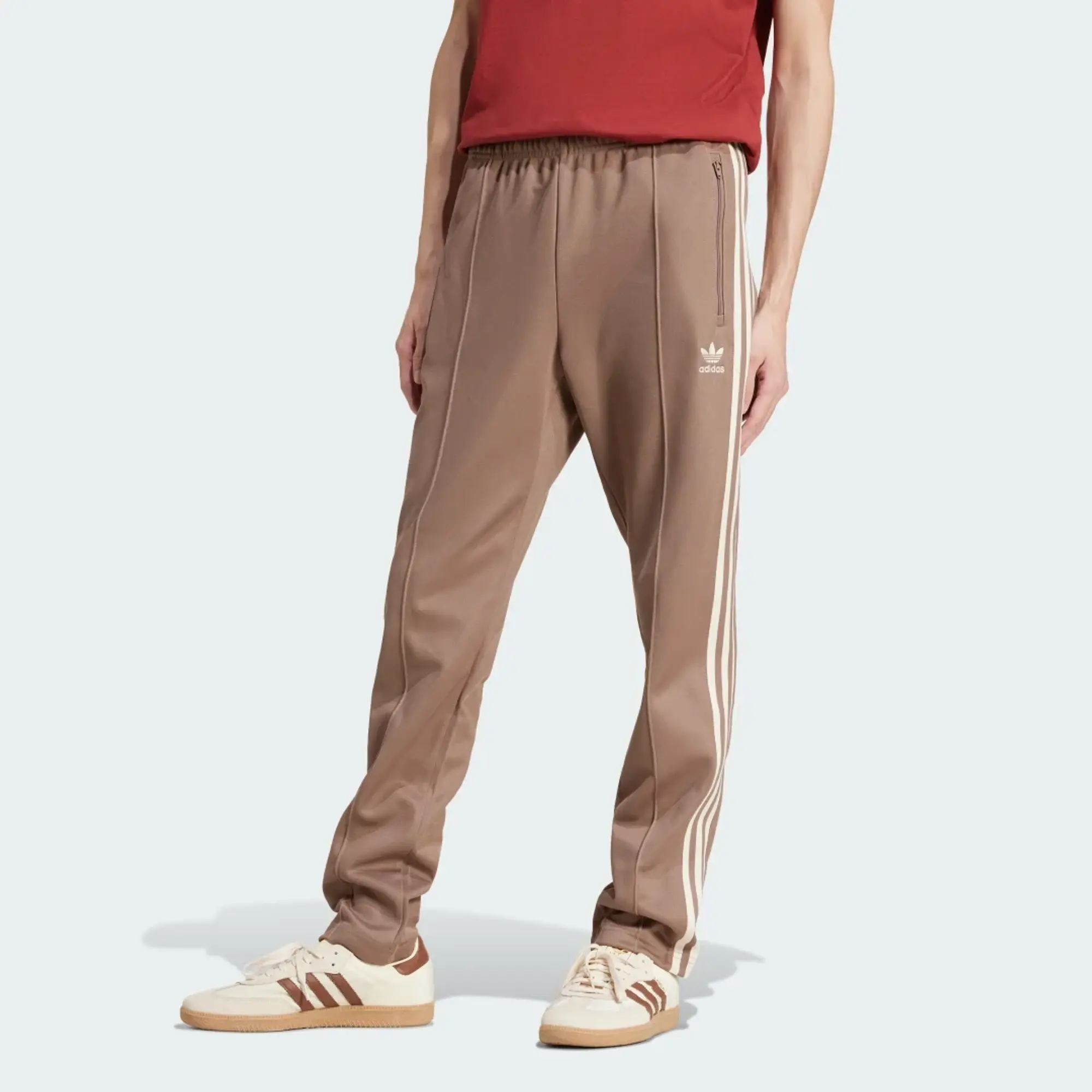 adidas Originals Pants Adidas Adicolor Classics Track Pants Trace Brown/ Wonder White M