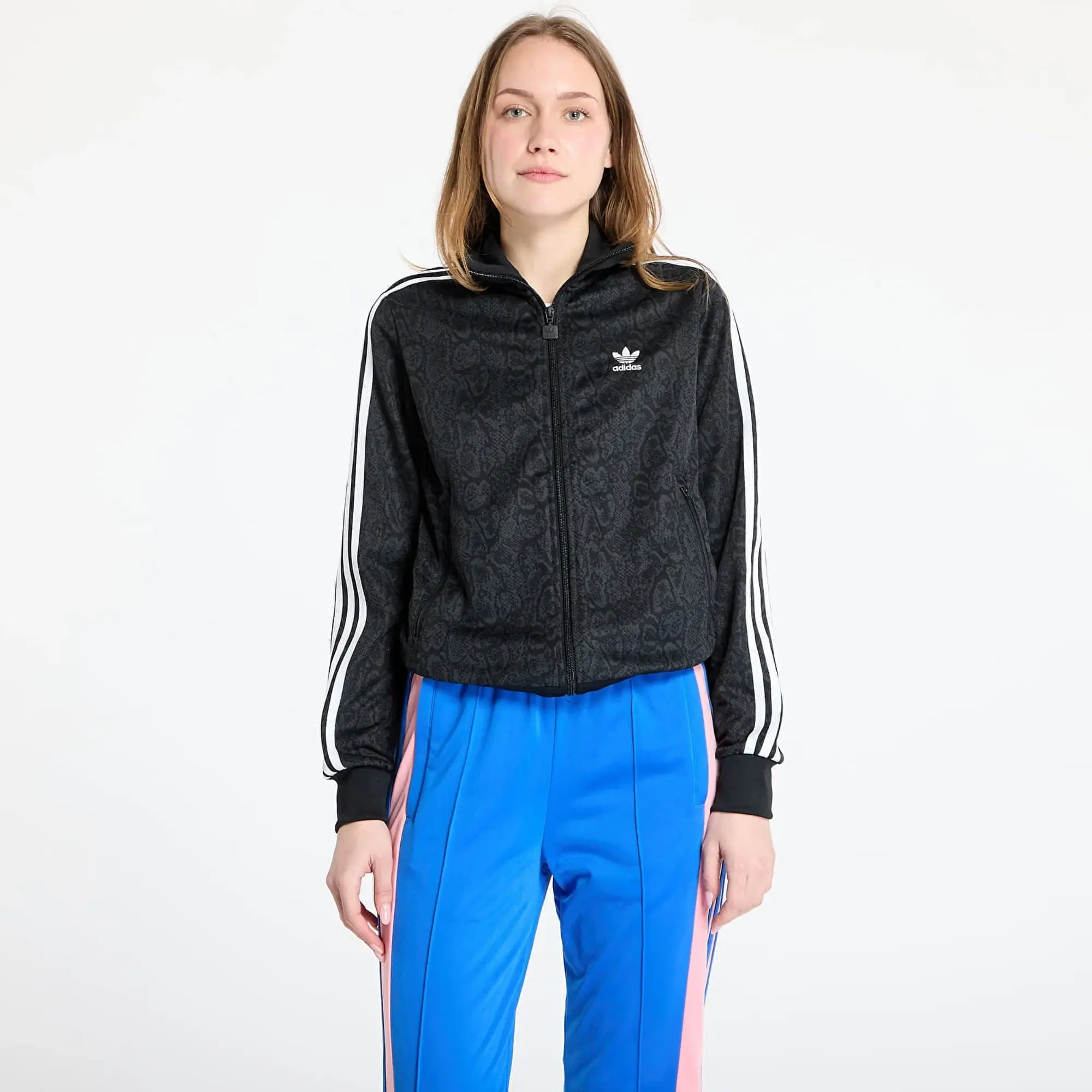 adidas Originals Sweatshirt Adidas Snake Firebird Track Top Black/ Multicolor M