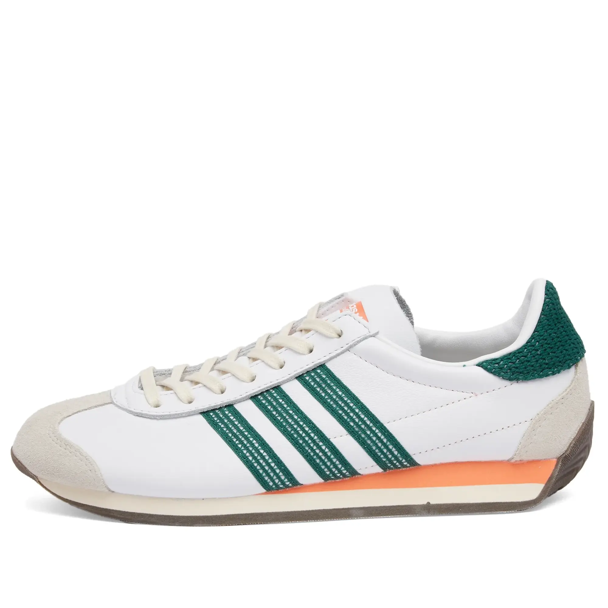 Adidas Originals Country Og Trainers In White And Green