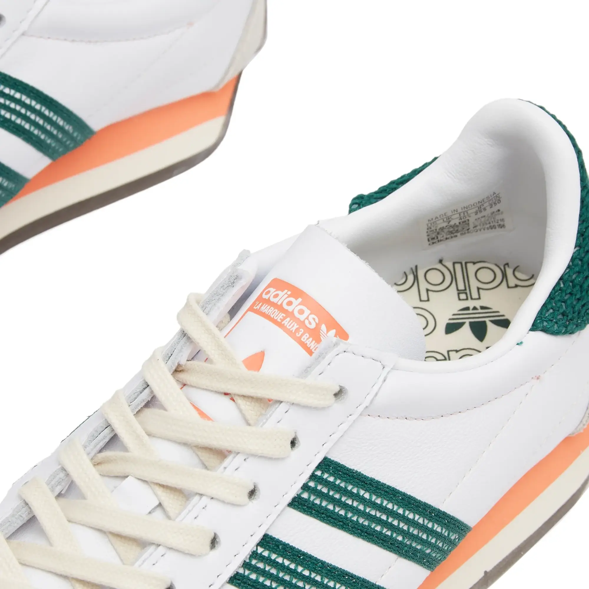 Adidas Originals Country Og Trainers In White And Green