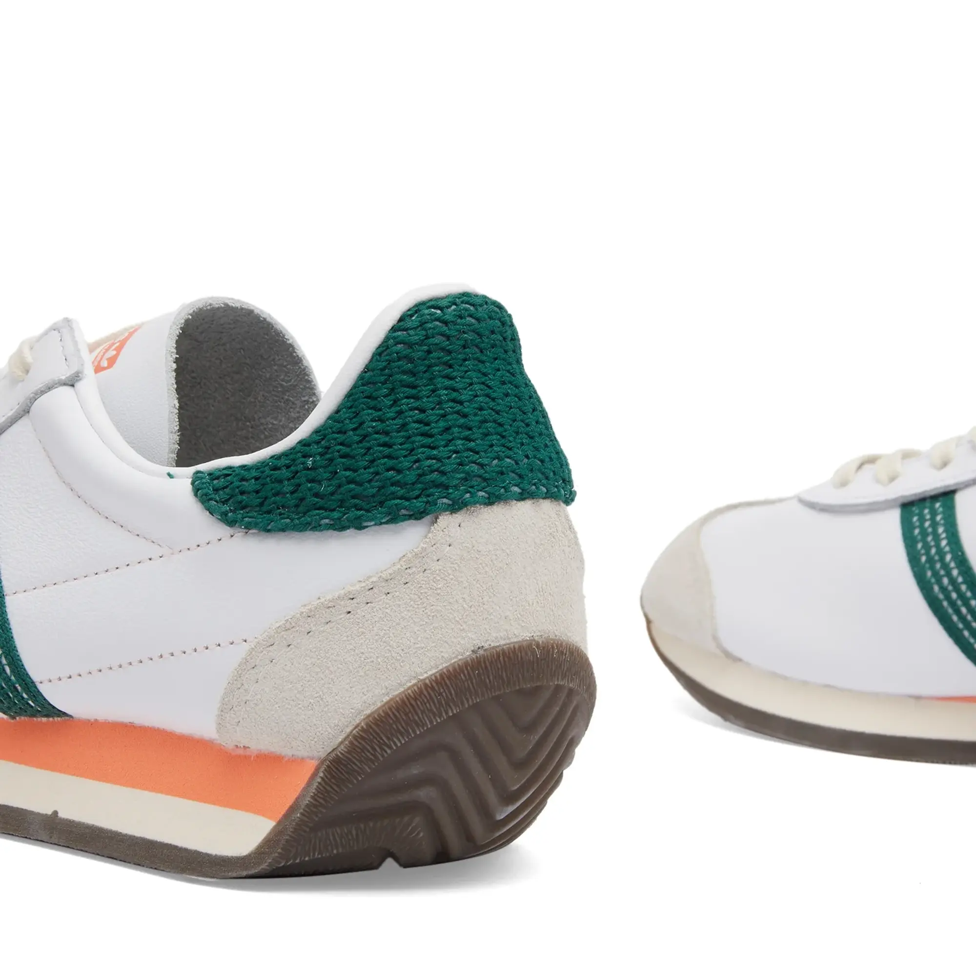 Adidas Originals Country Og Trainers In White And Green