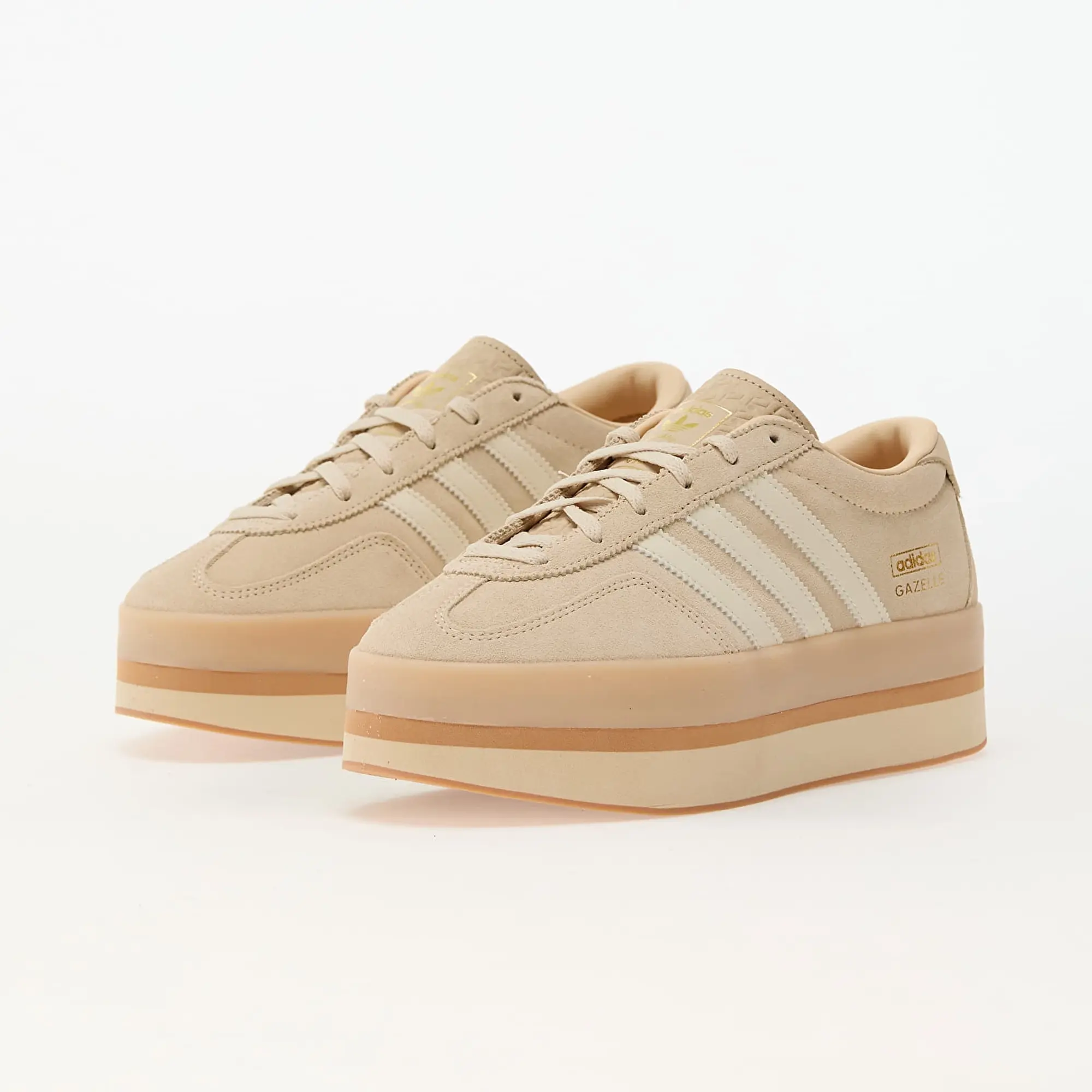 adidas Originals Sneakers Adidas Gazelle Stack W Sand Strata/ Gum 3/ Cream White Eur 36 2/3
