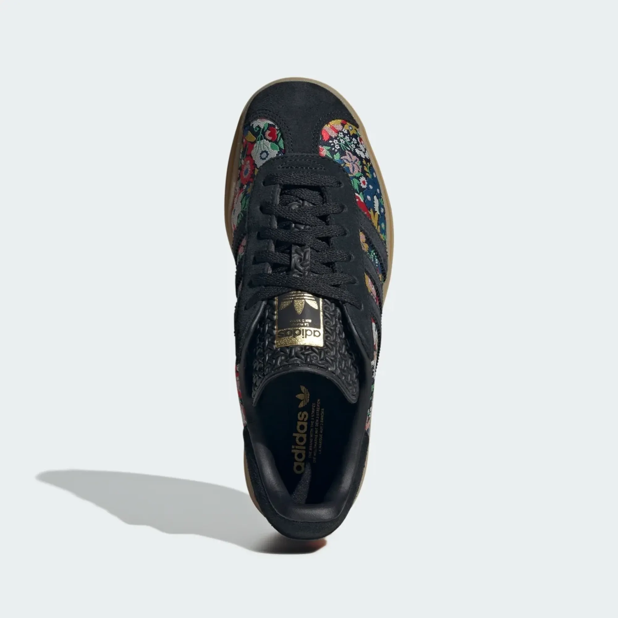 adidas Originals Sneakers Adidas X Liberty London Gazelle Bold W Core  Black/ Supplier Color/ Gold Metalic Eur 39 1/3 | JI2572 | FOOTY.COM