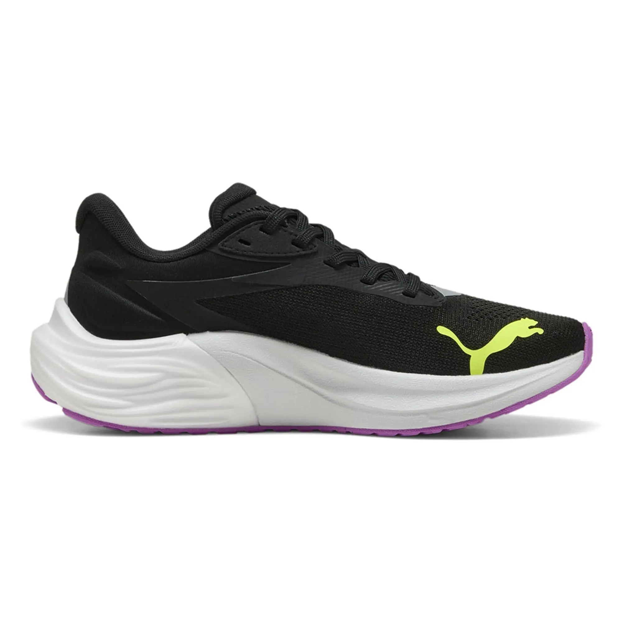 PUMA Women's Electrify NITRO 4 Running Shoes - Black/Yellow Alert -  Size: UK 8