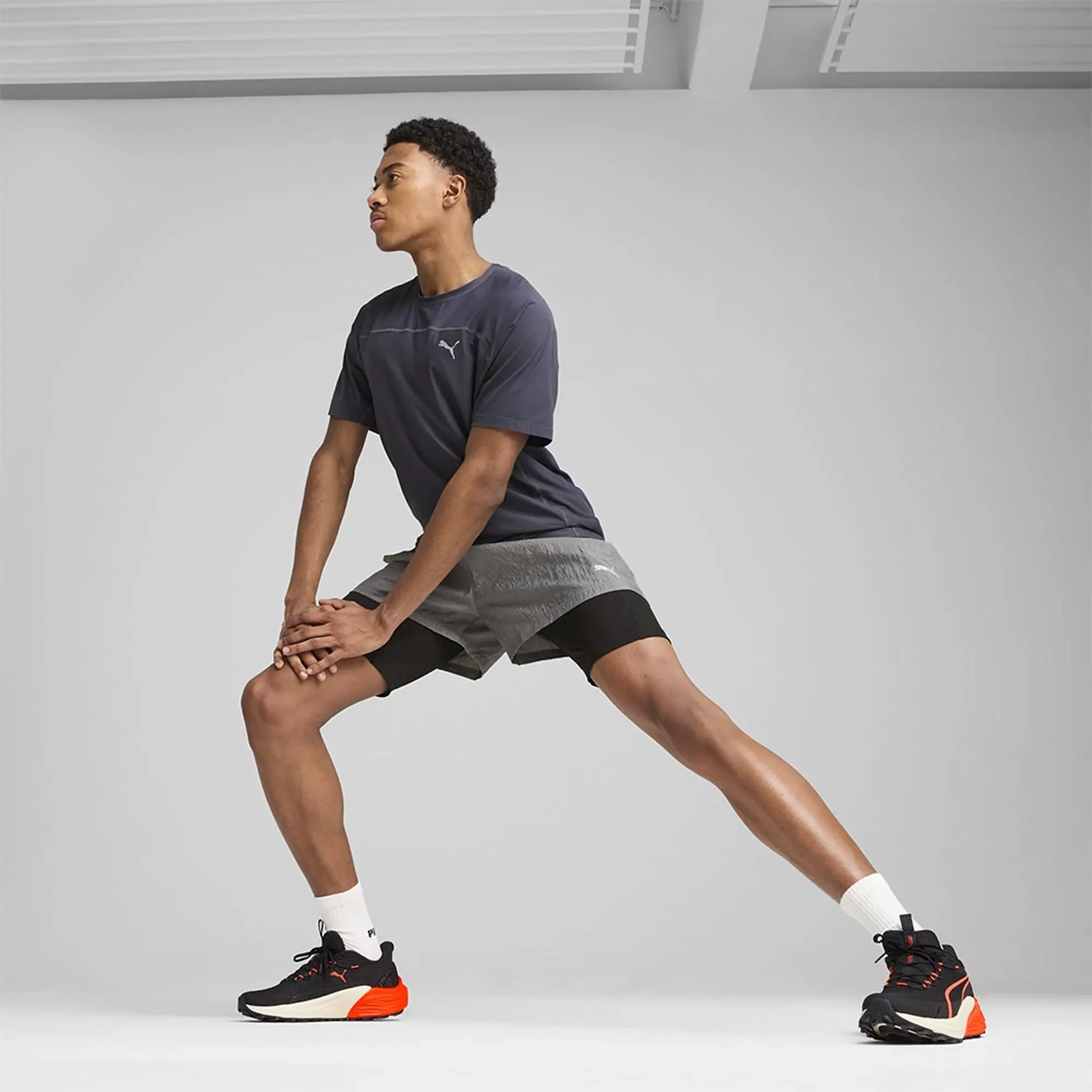 Puma Running Shorts Seasons - ['Grey']