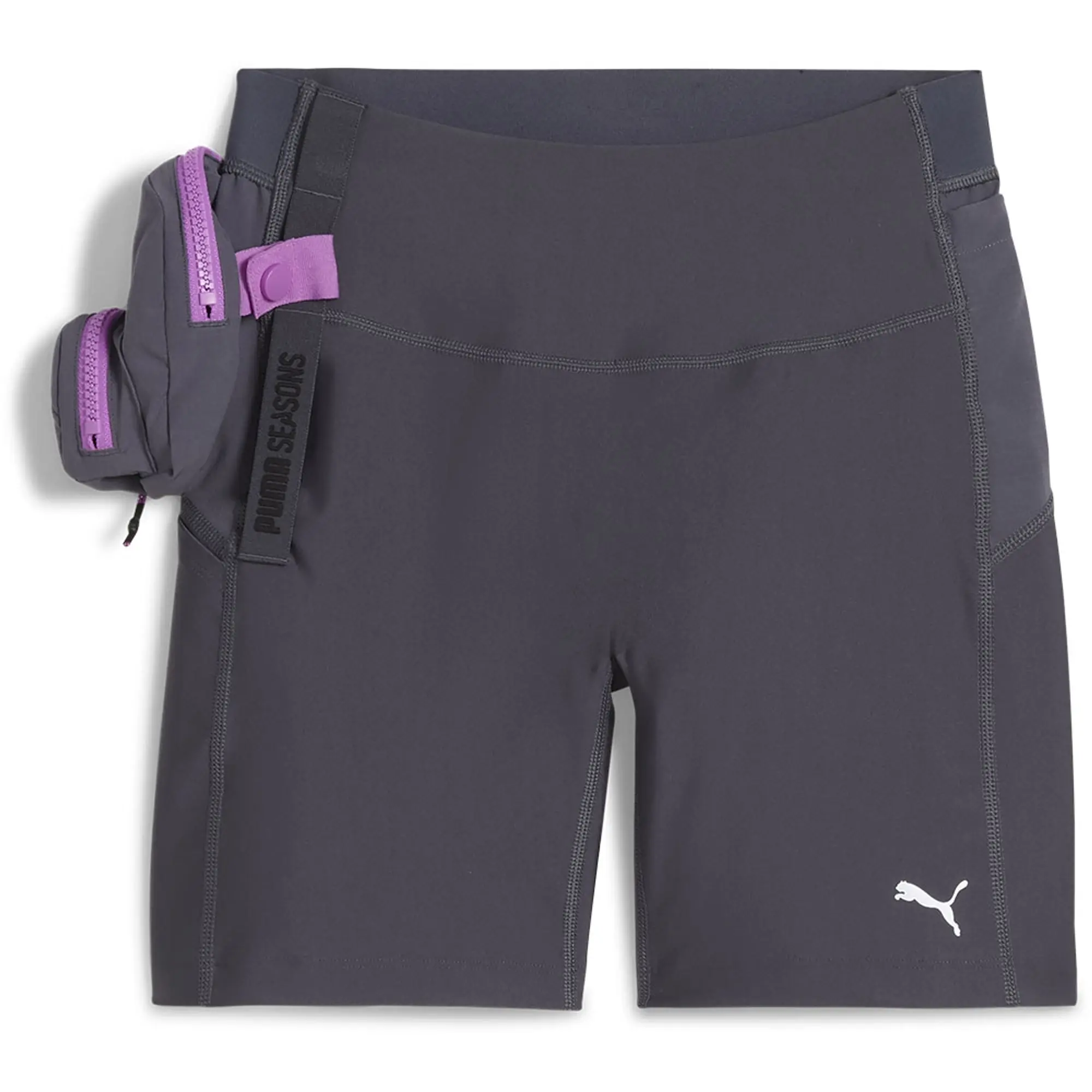 PUMA Seasons Trail Running Tight Shorts Women, Galactic Grey