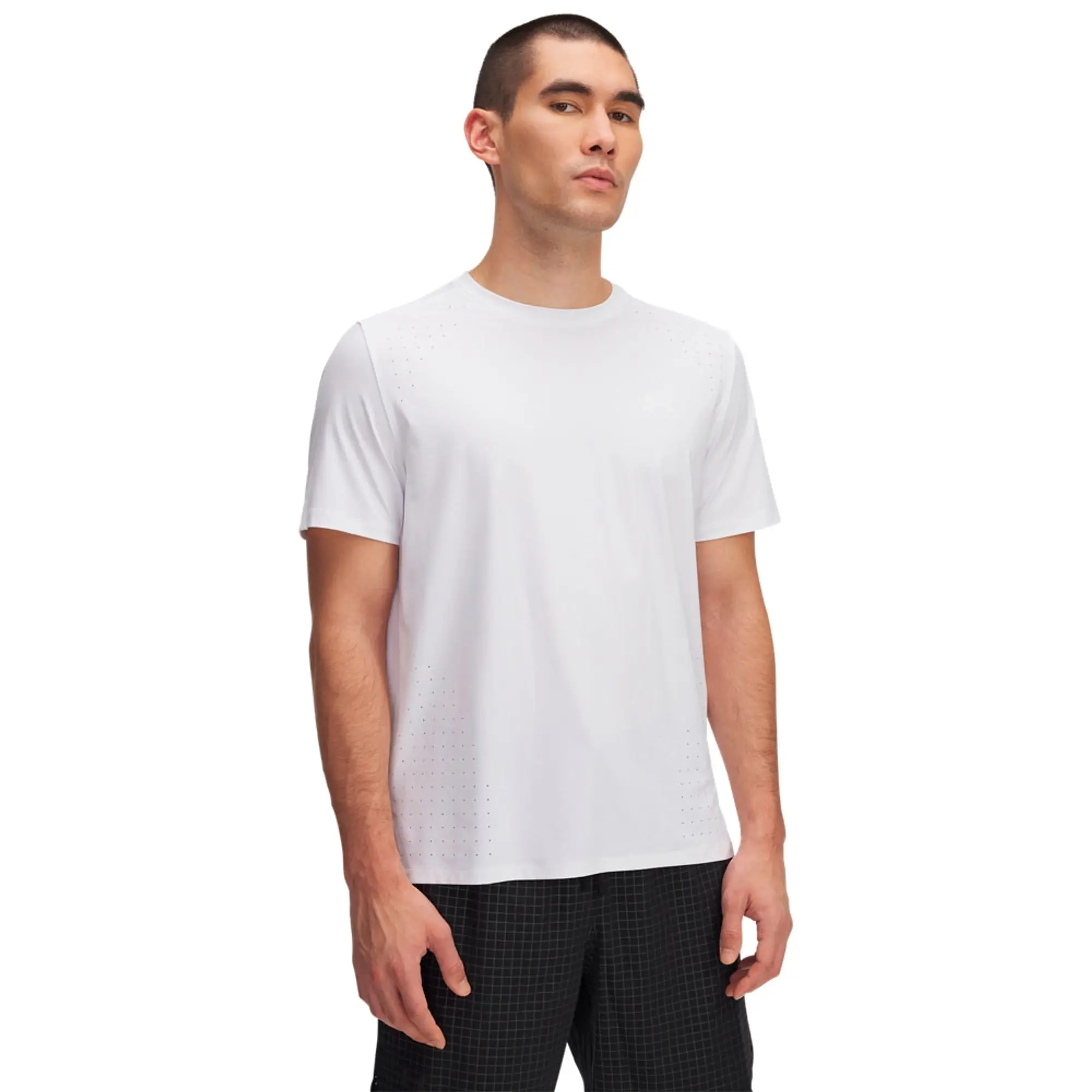 Men's  Under Armour  Launch Elite Short Sleeve White / Reflective XL