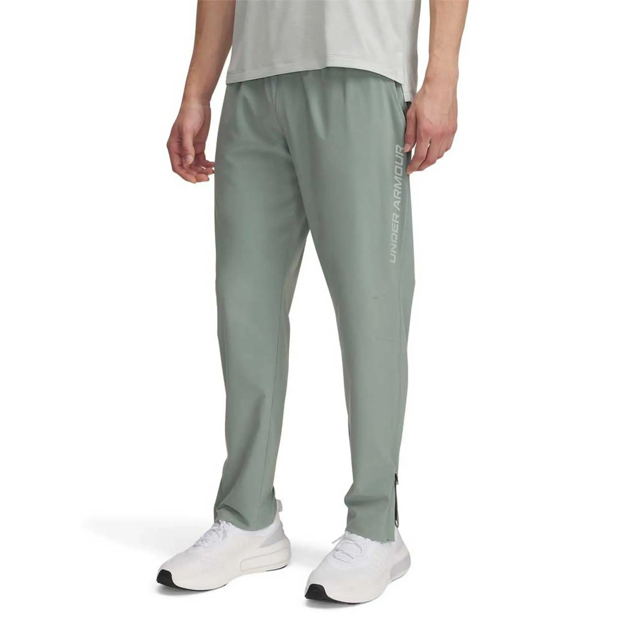 Men's  Under Armour  Launch Pants Silica Green / Hydro Green / Reflective XL