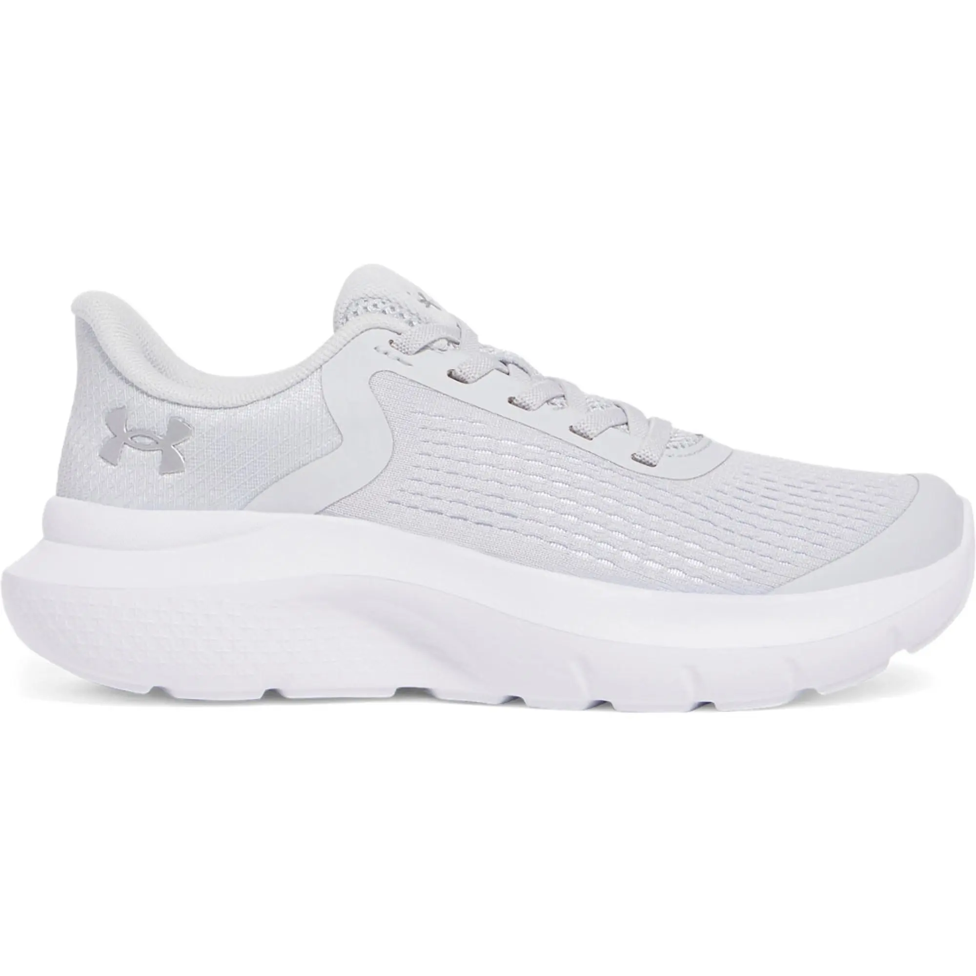 Girls' Pre-School  Under Armour  Rogue 5 AL Running Shoes Halo Gray / White / Metallic Silver 1.5