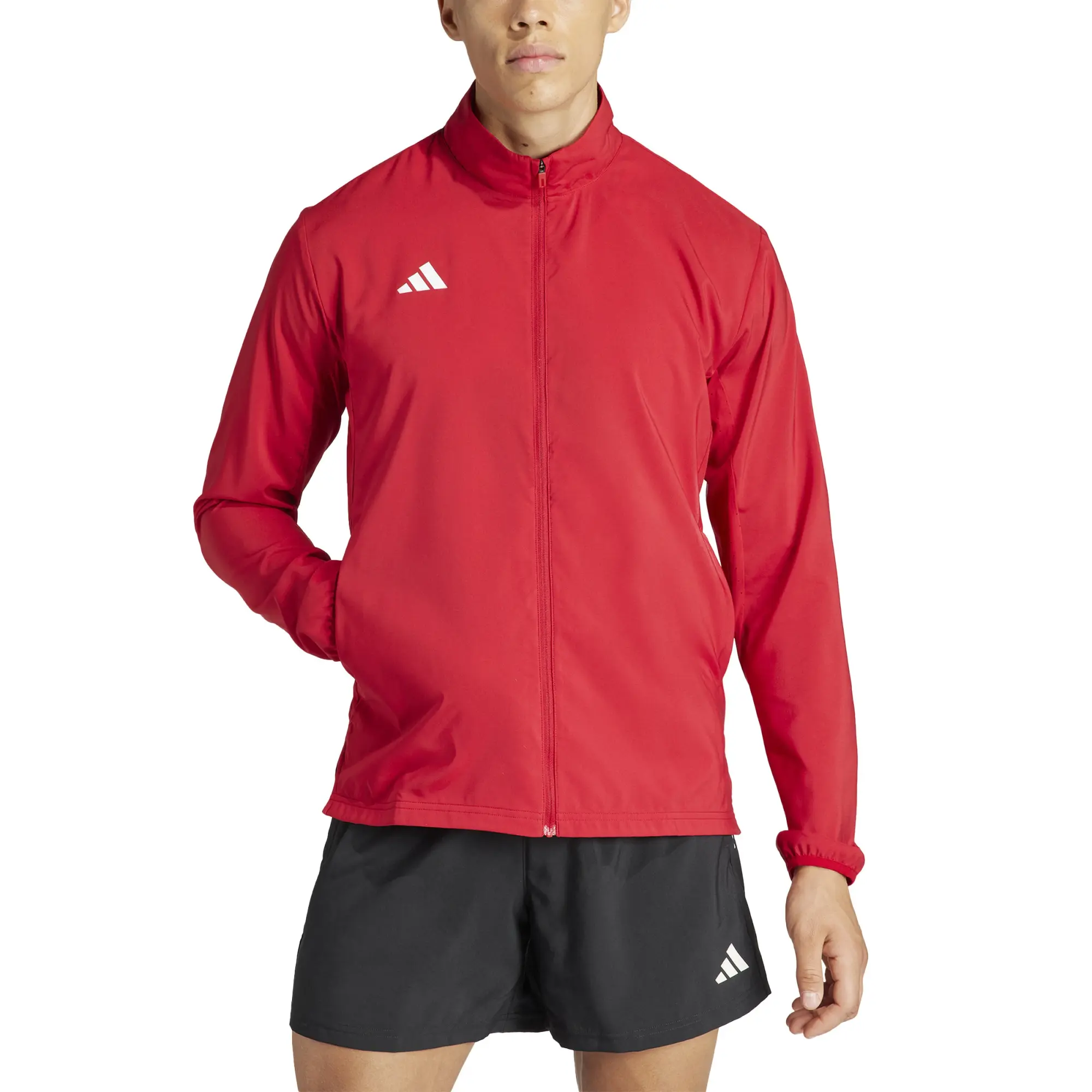 adidas Adizero Essential Running Jacket Men - Red