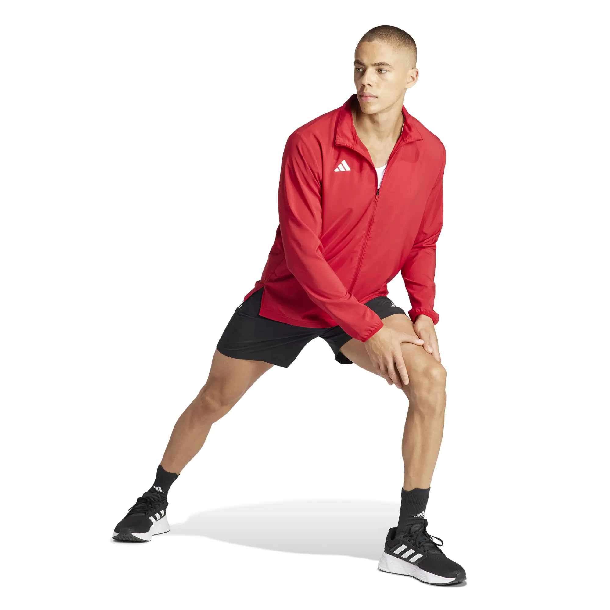 adidas Adizero Essential Running Jacket Men - Red