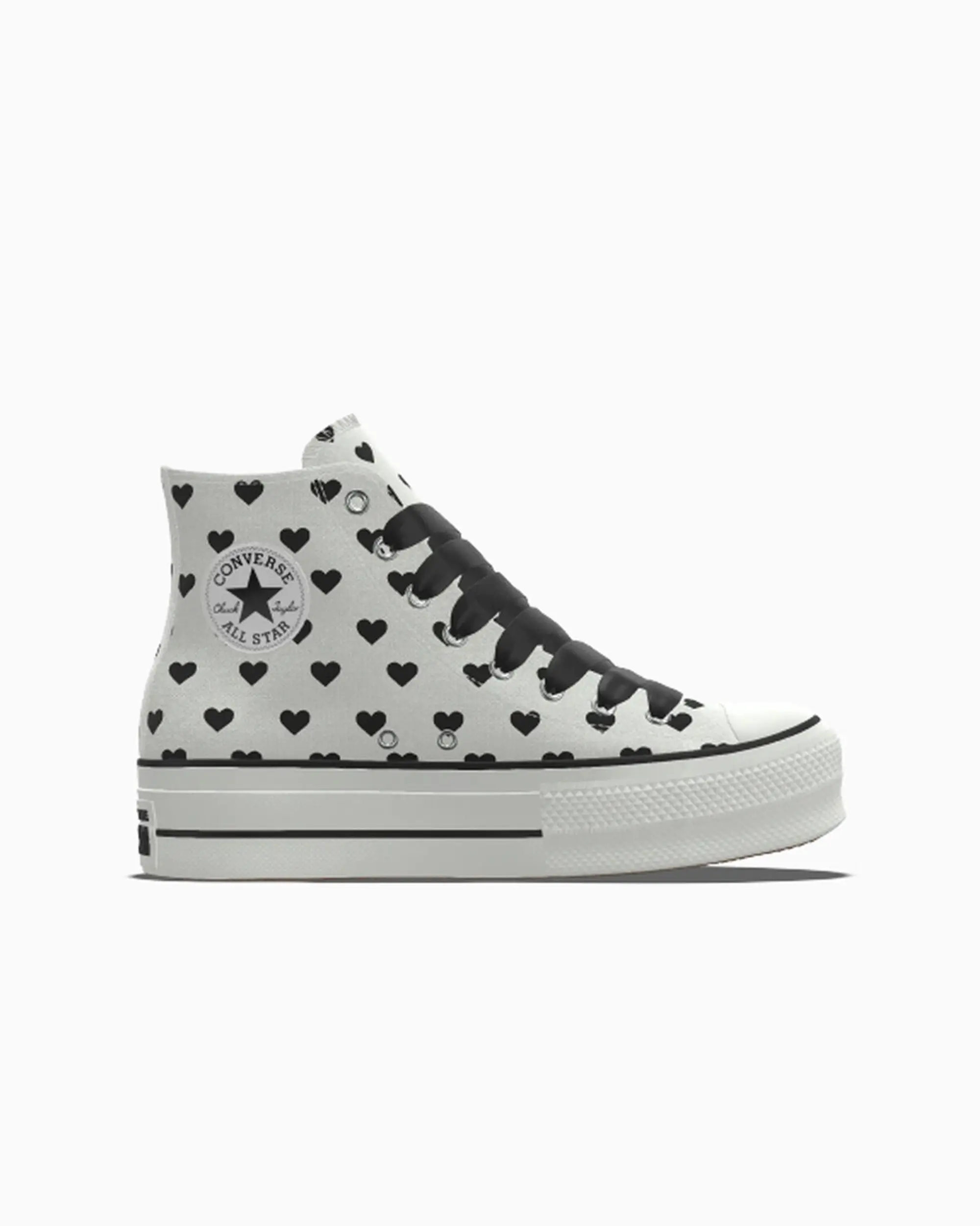 Converse Custom Chuck Taylor All Star Lift Platform By You - Red