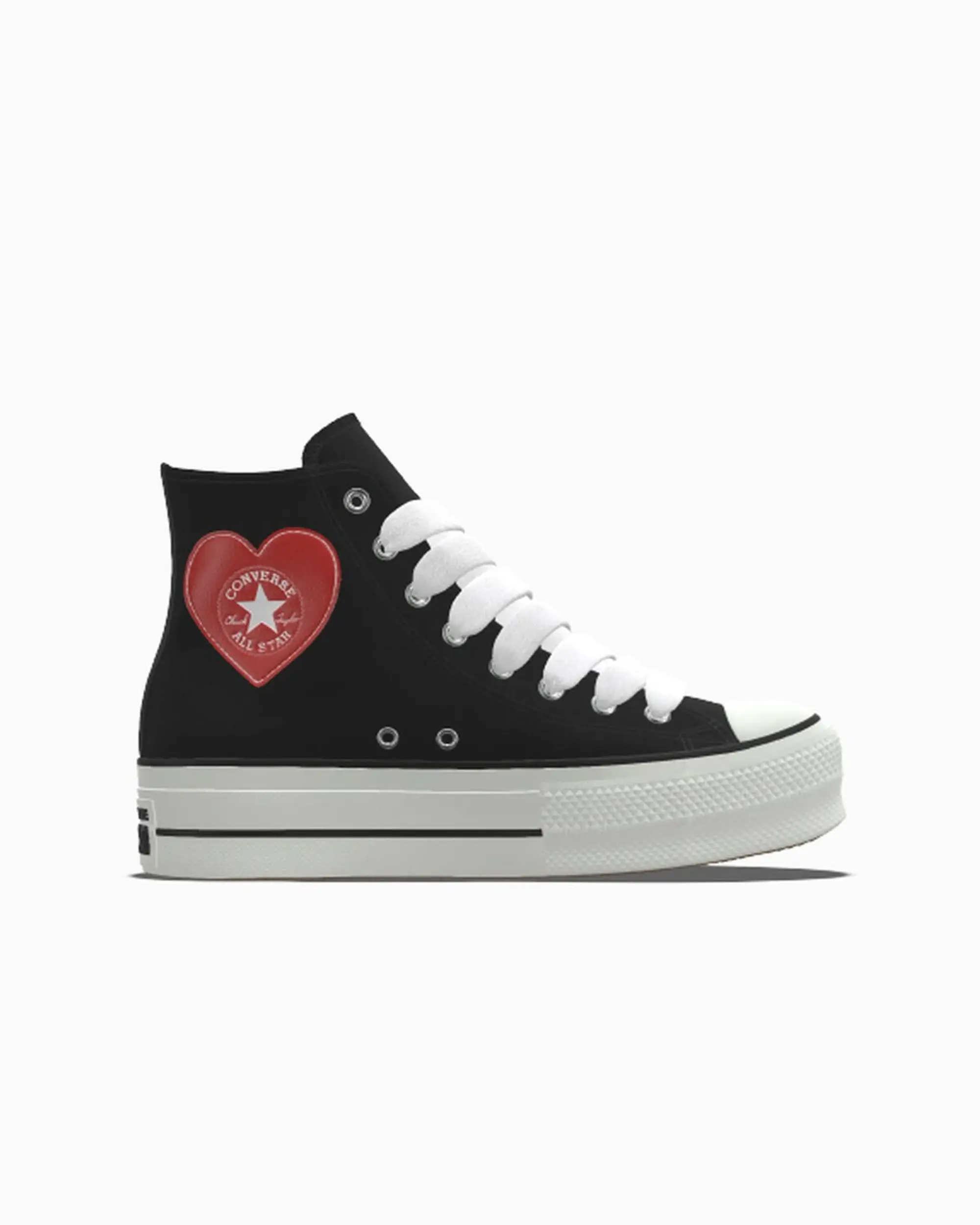 Converse Custom Chuck Taylor All Star Lift Platform By You - Red