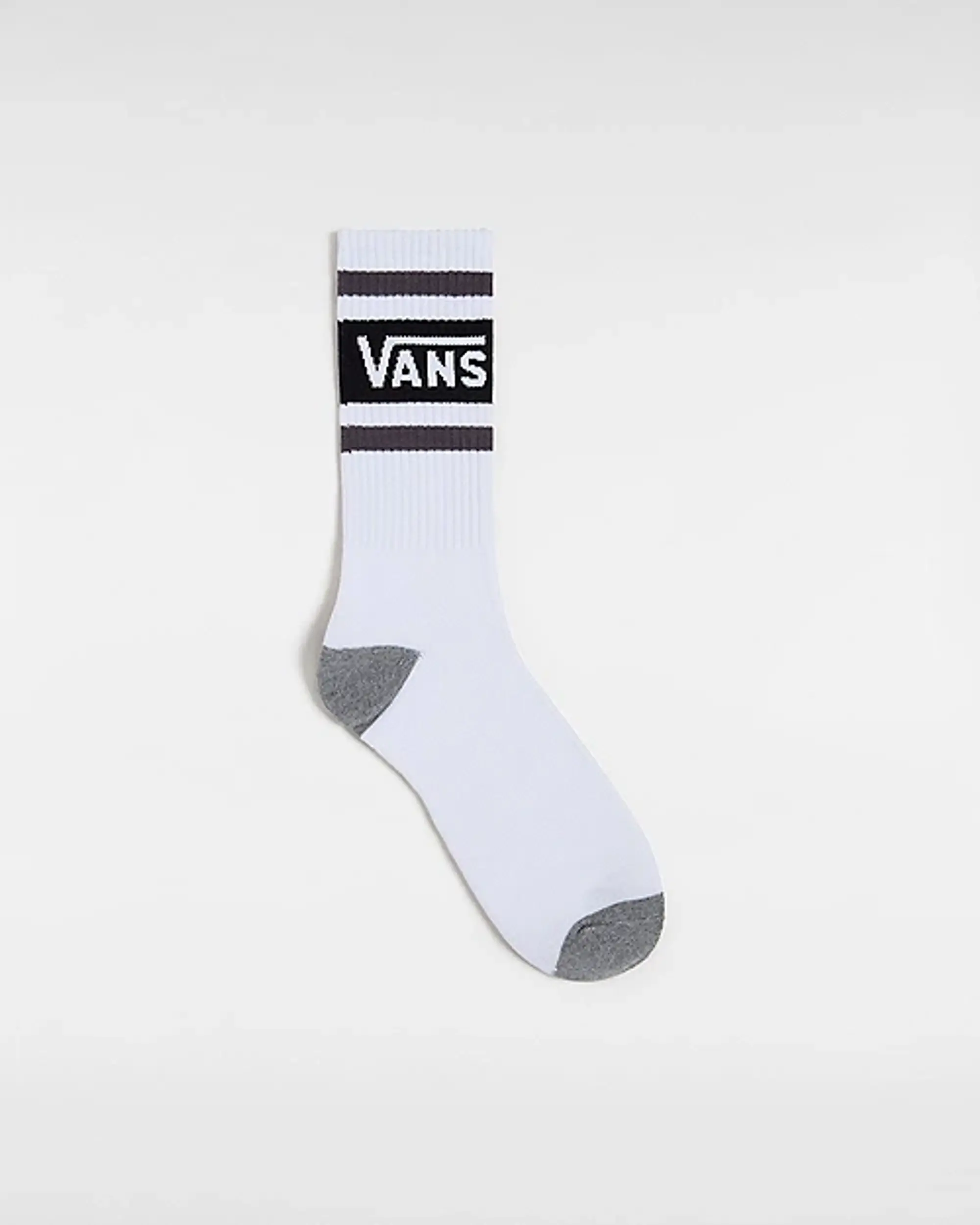 Vans Vans Drop Crew Socks (1 Pair) (White) Unisex Black