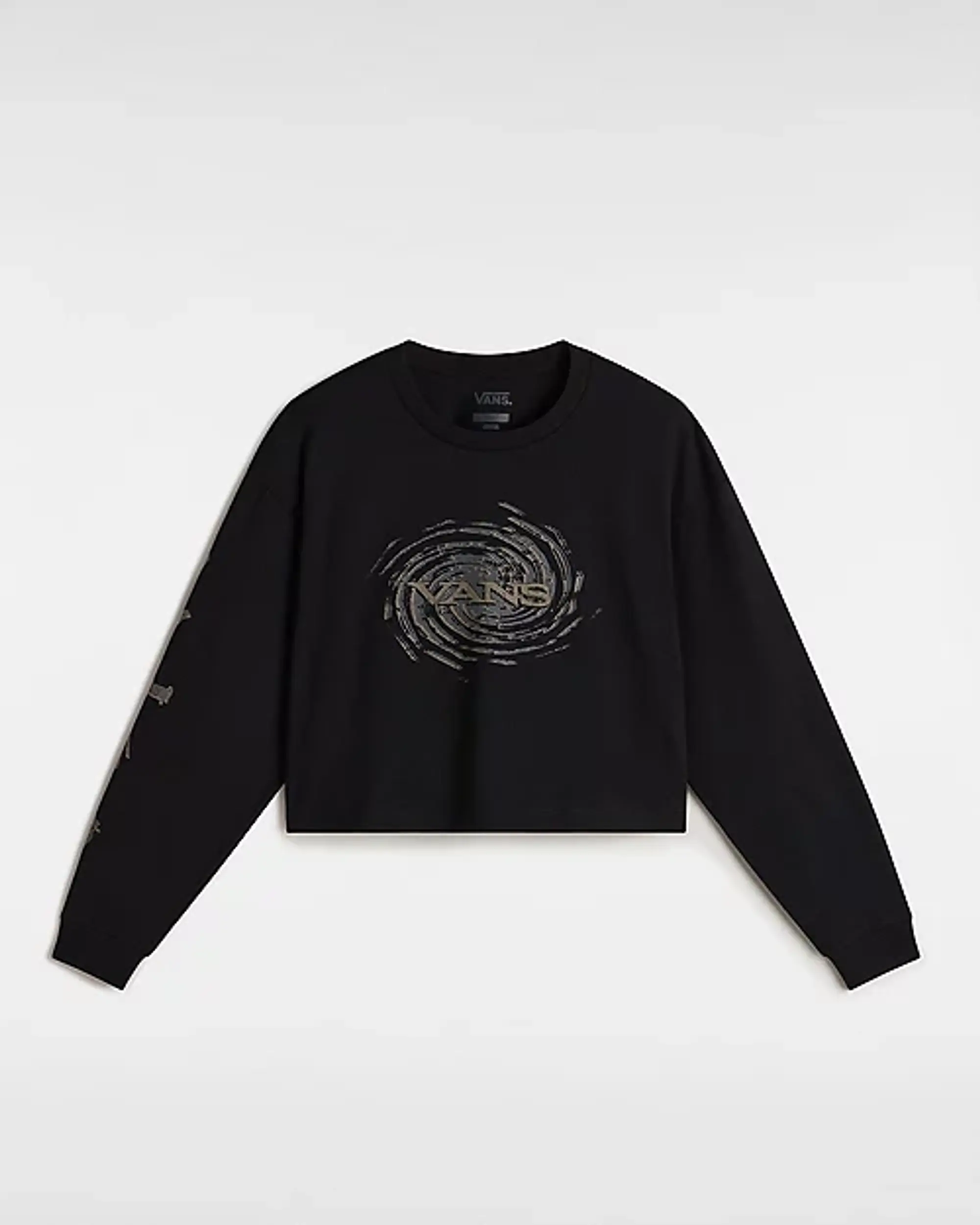 Vans Breaker Long Sleeve T-Shirt (Black) Women Black